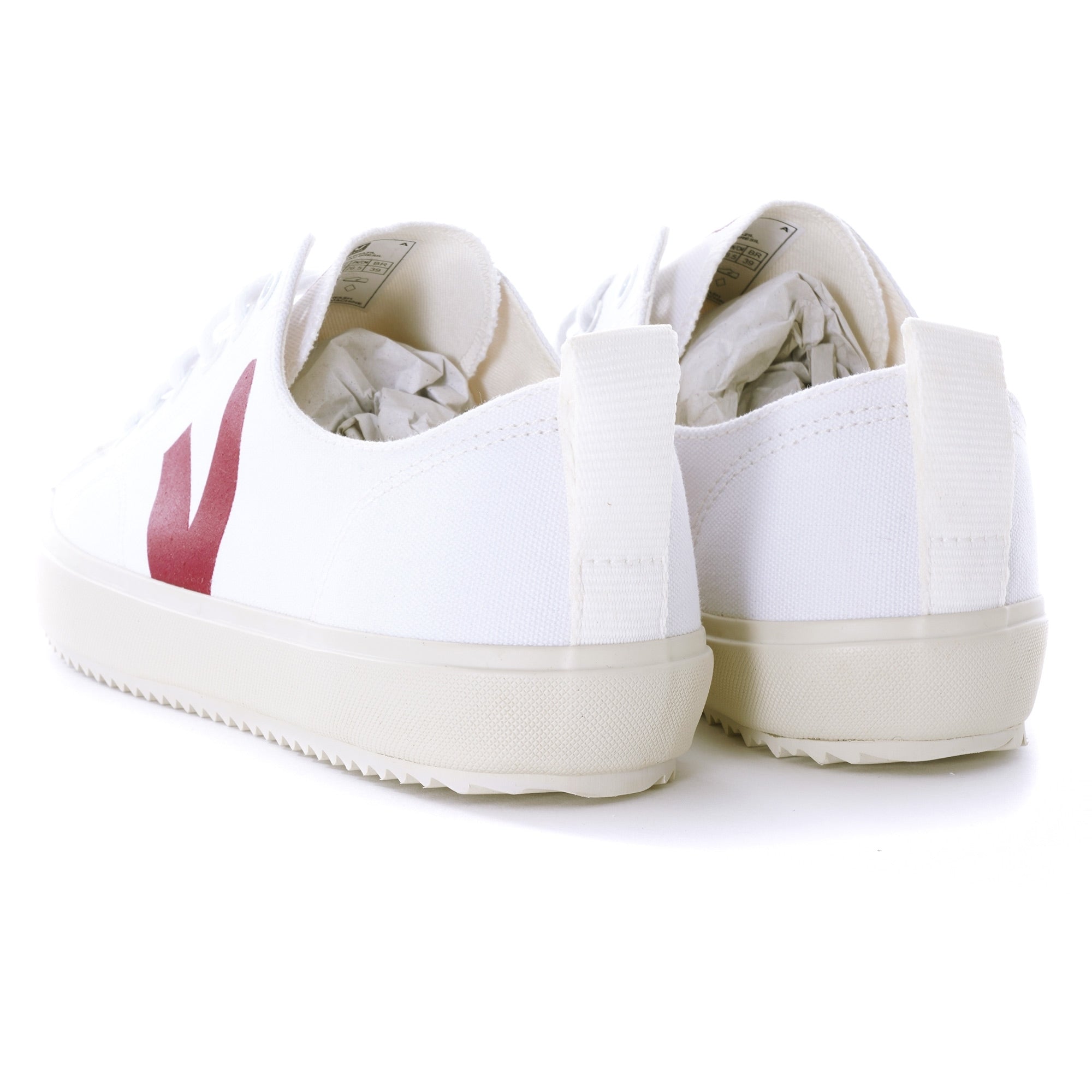 Womens Nova Canvas - White/Marsala
