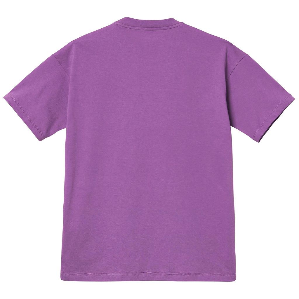 Womens Script Embroidery T-Shirt - Aster