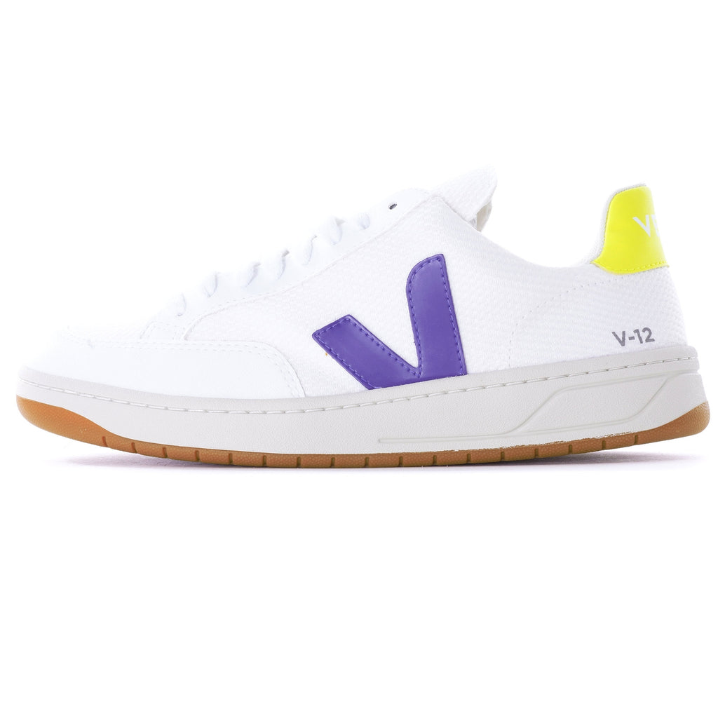 Womens V-12 B-Mesh - White/Purple/Jaune-Fluo