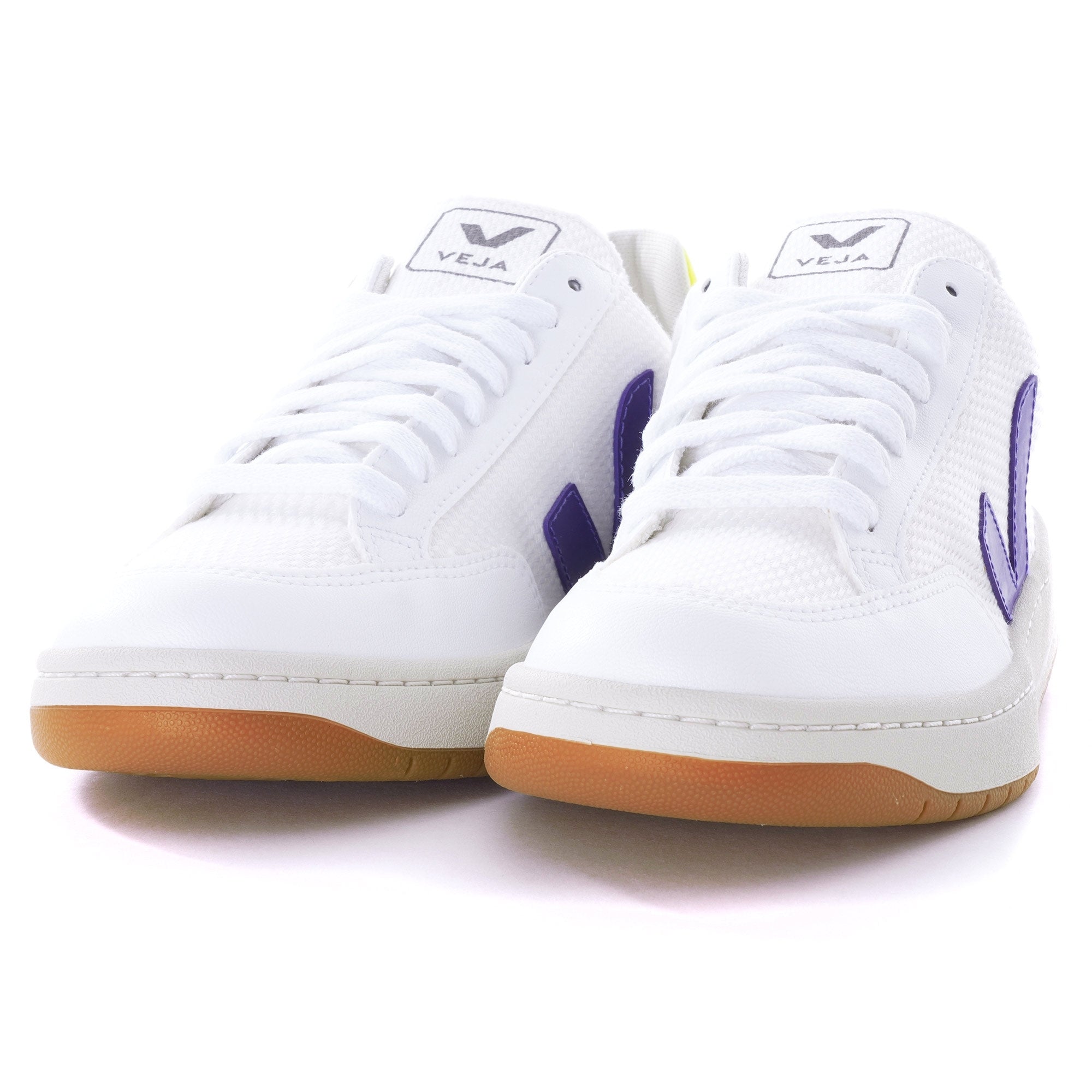 Womens V-12 B-Mesh - White/Purple/Jaune-Fluo