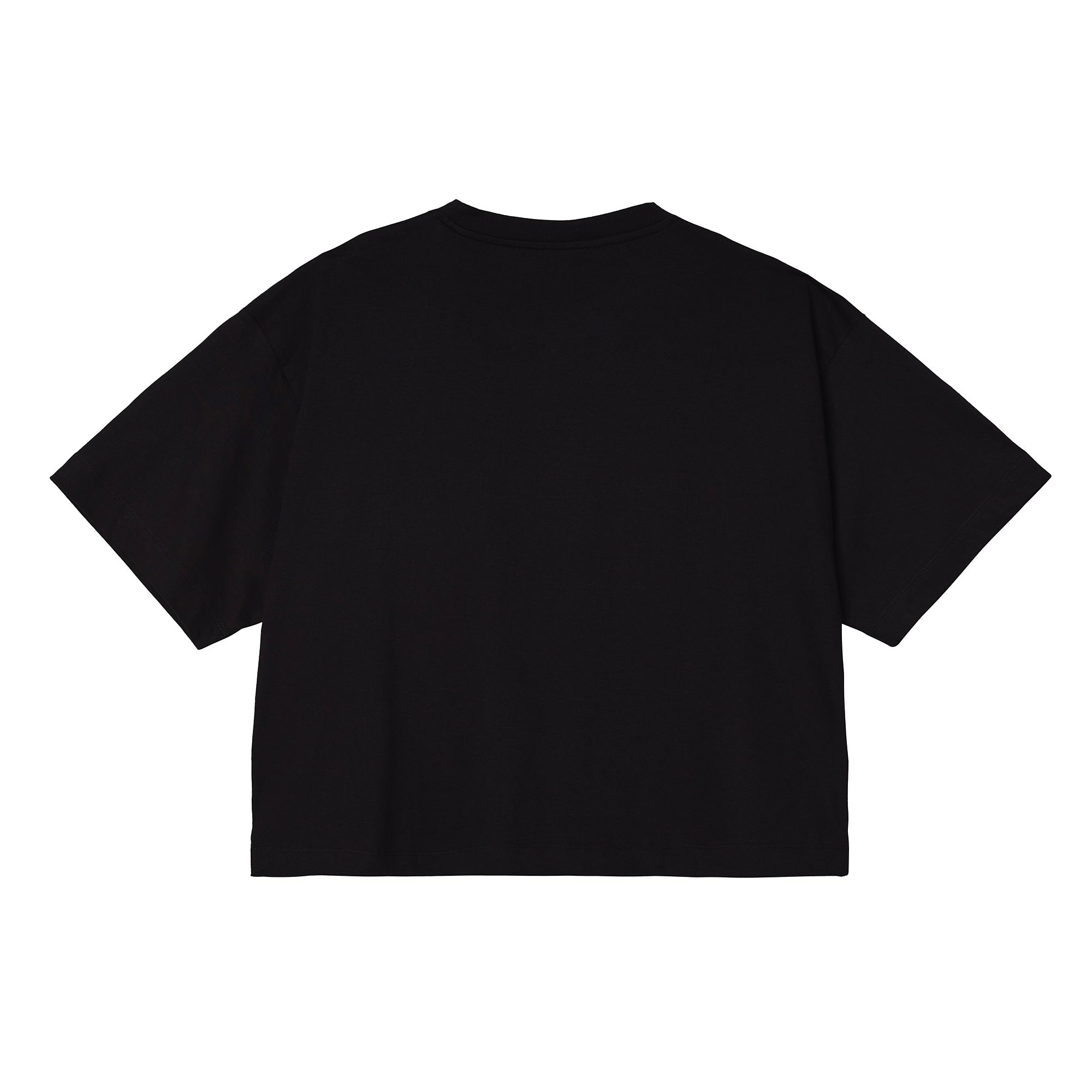 Womens Shadow Script T-Shirt - Black