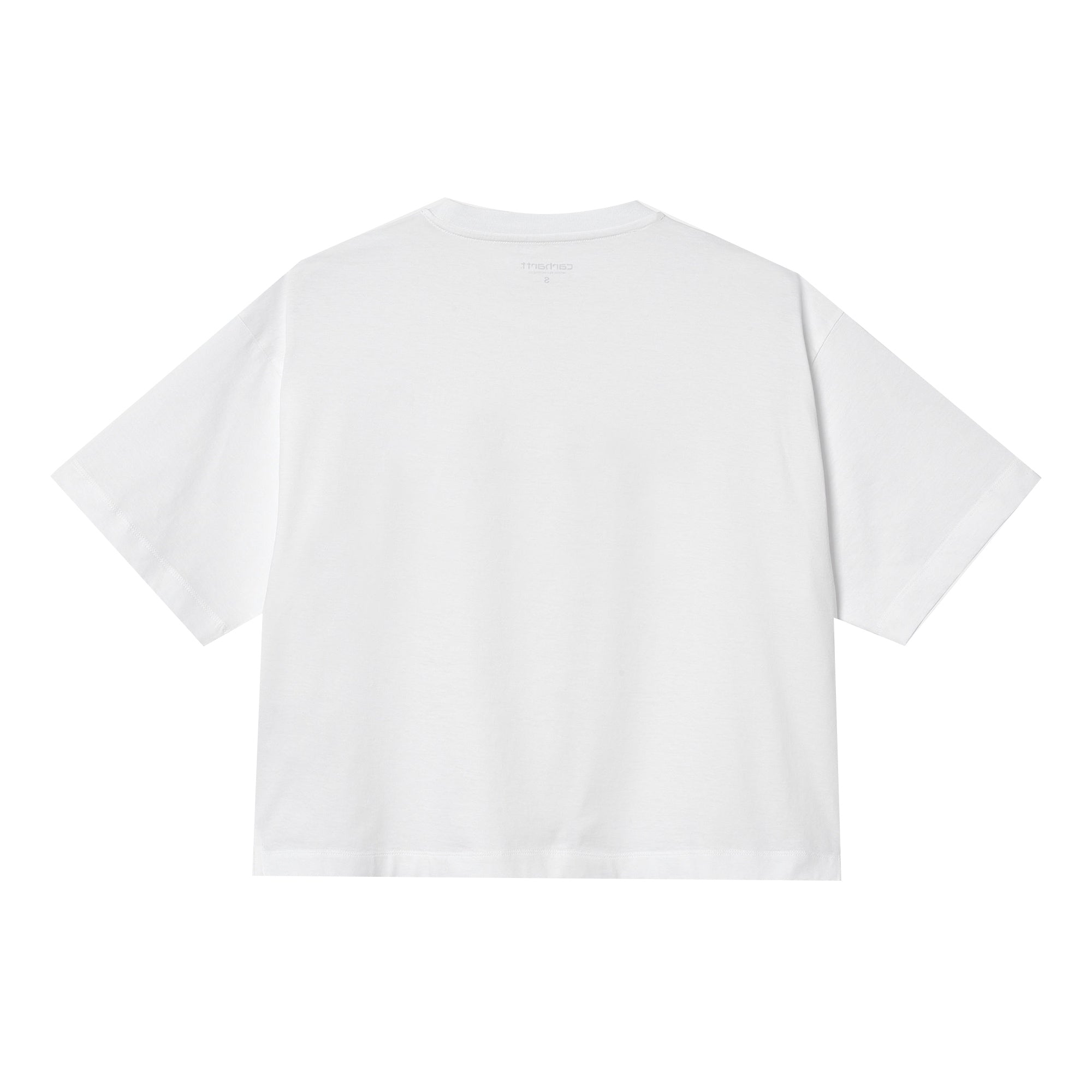 Womens Shadow Script T-Shirt - White
