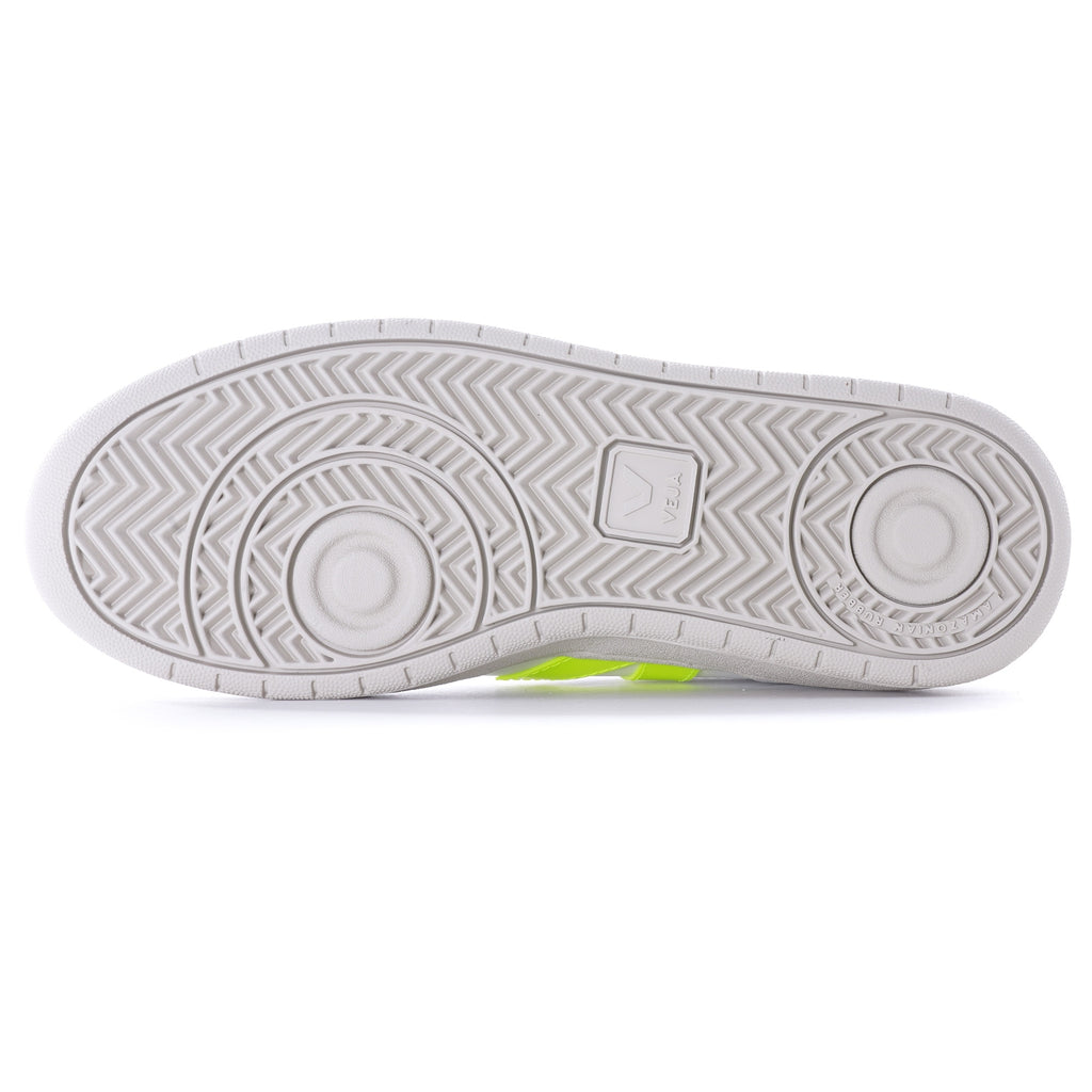Womens V-10 Leather - White/Jaune-Fluo