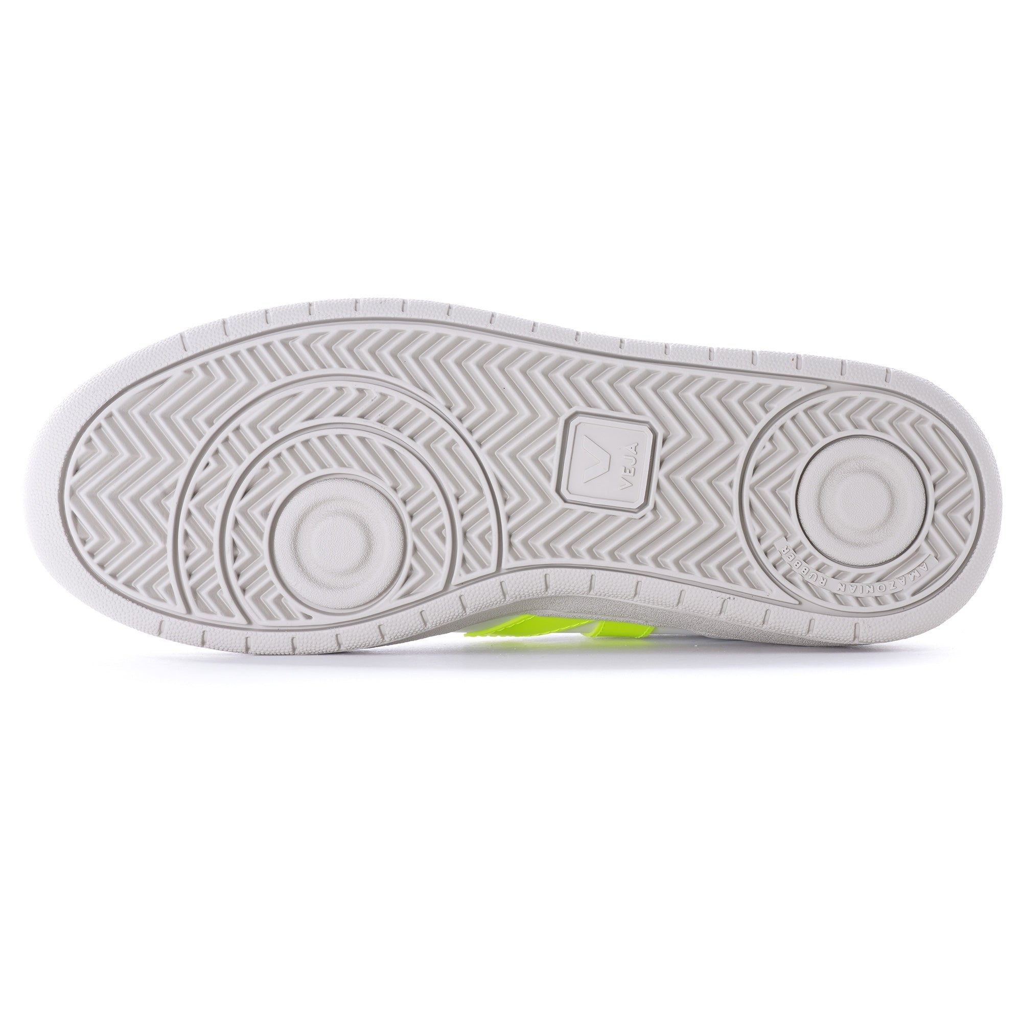 Womens V-10 Leather - White/Jaune-Fluo