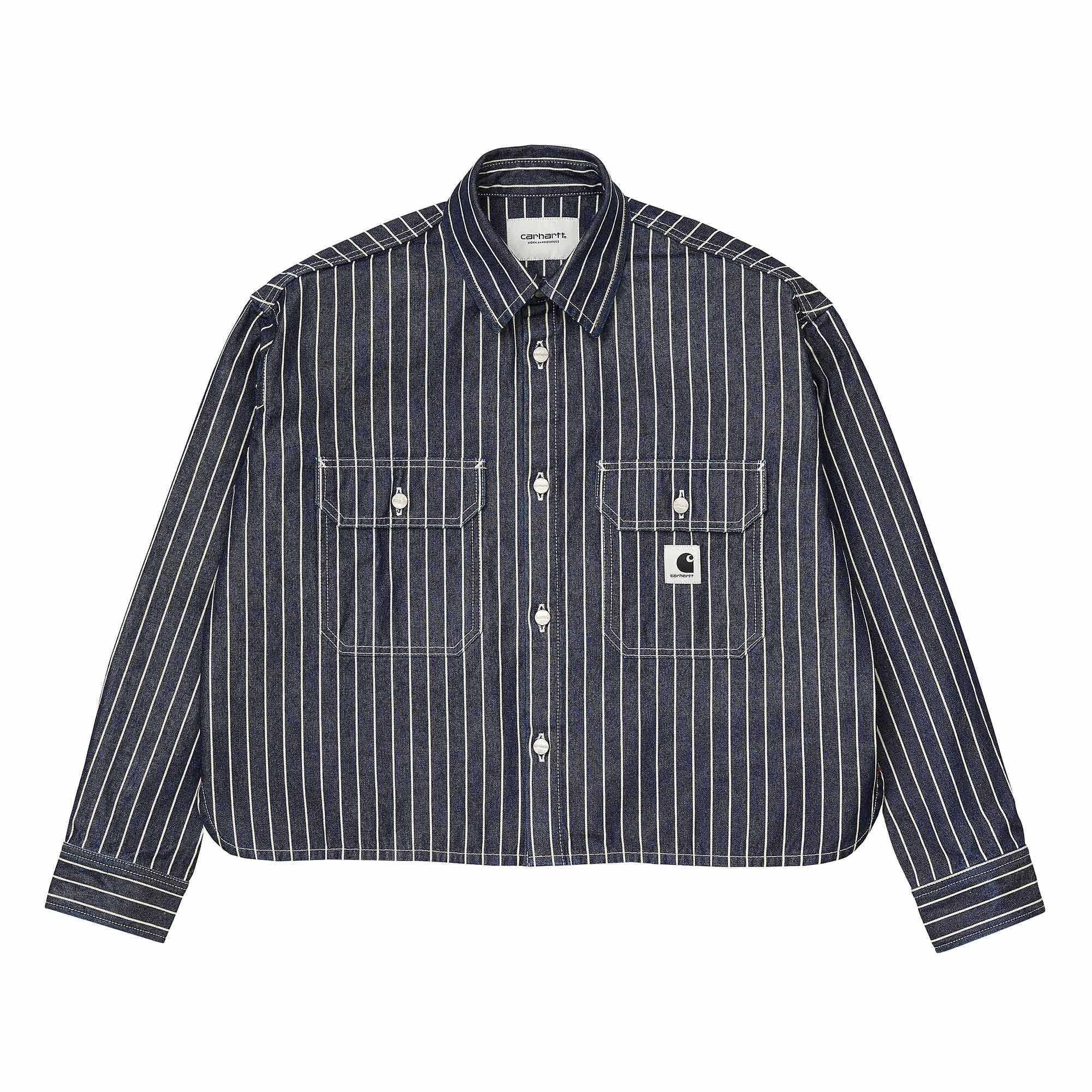 Womens Long Sleeve Trade Shirt - Dark Navy