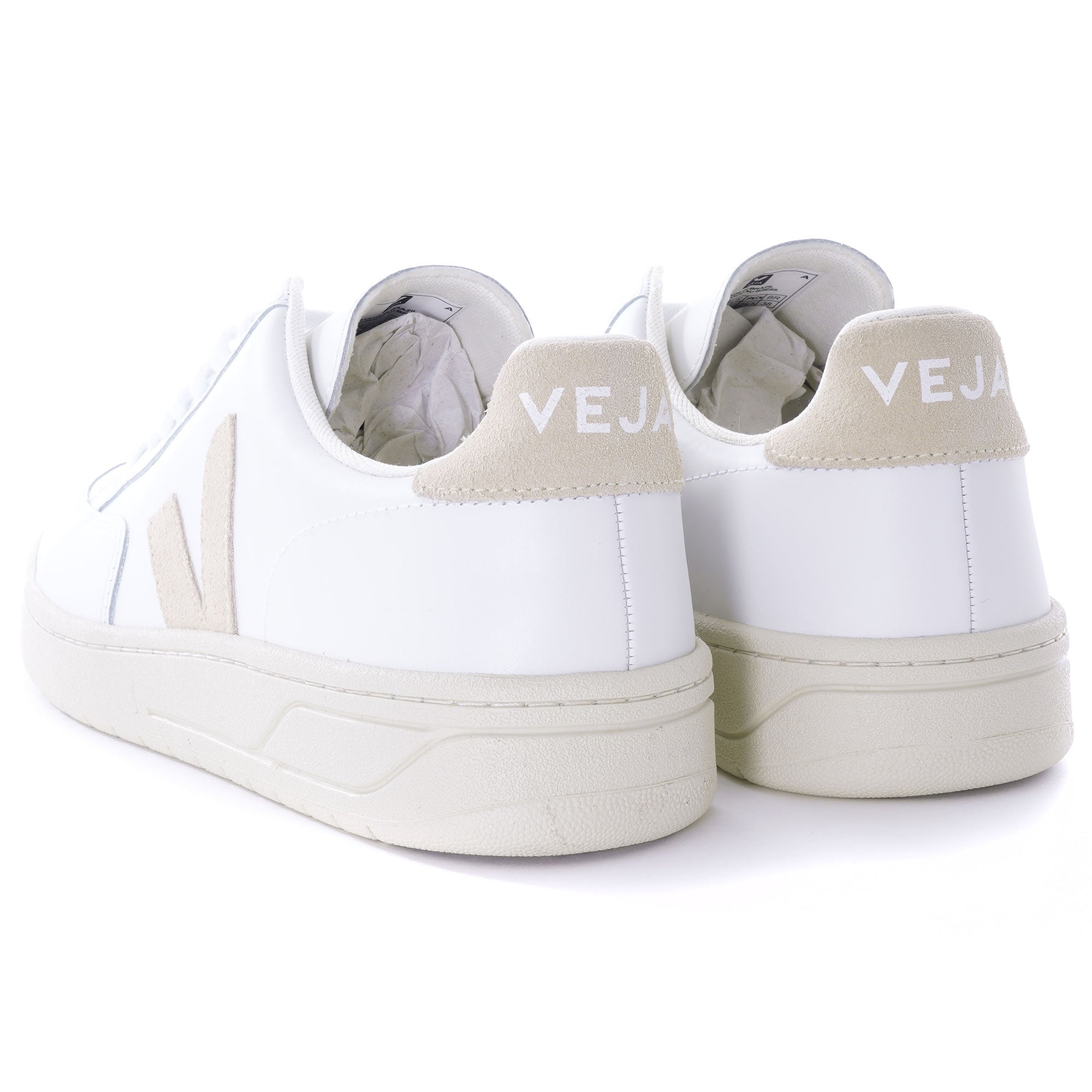 Womens V-12 Leather - White/Sable