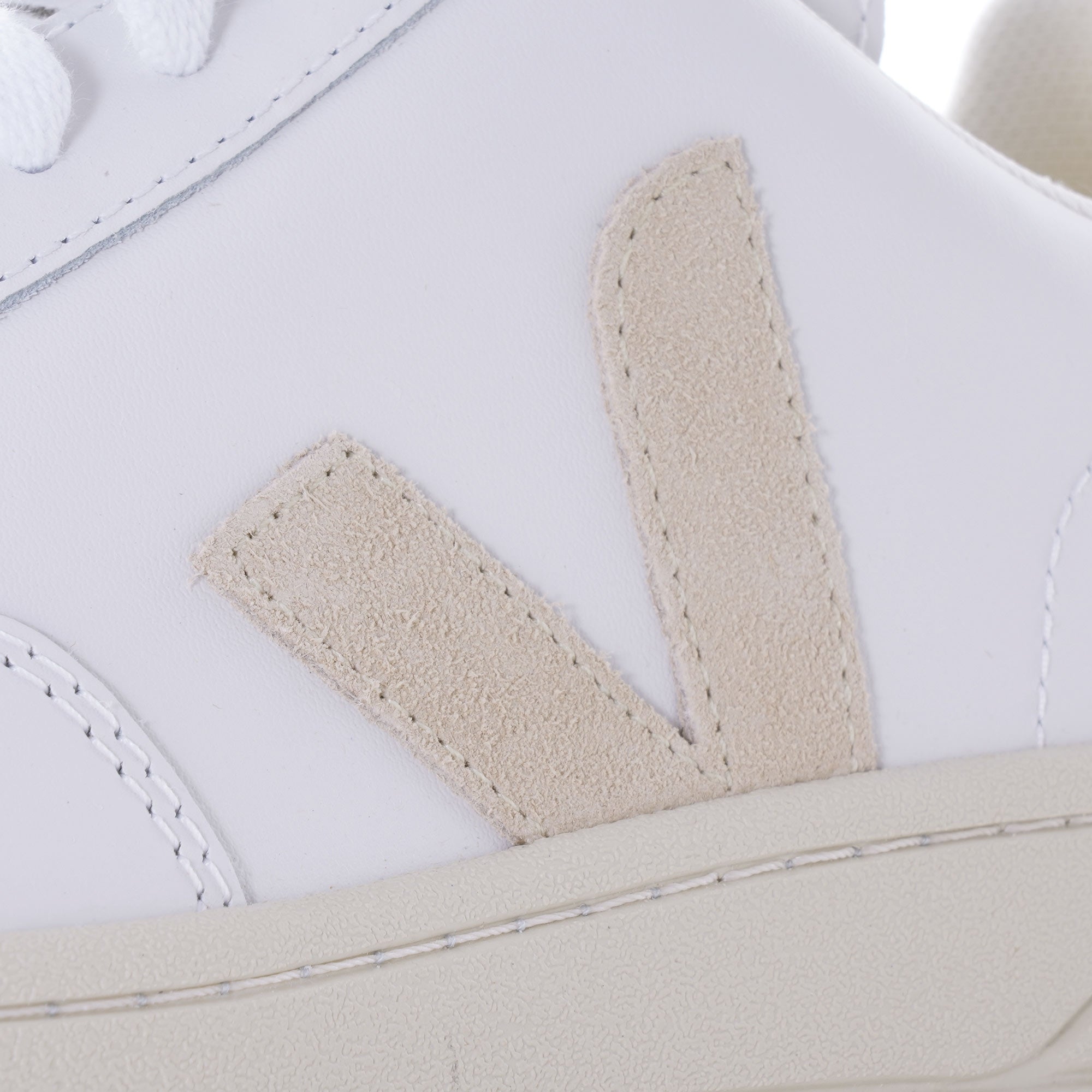 Womens V-12 Leather - White/Sable
