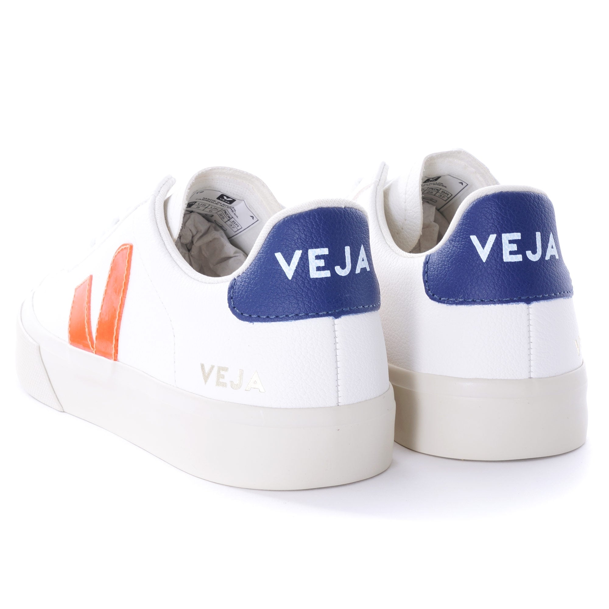 Womens Campo Chromefree - White/Orange-Fluo/Colbalt