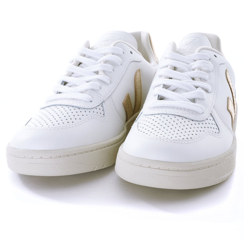 Womens V-10 Leather - White/Platine