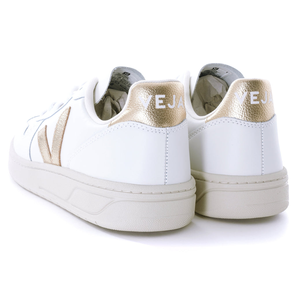 Womens V-10 Leather - White/Platine