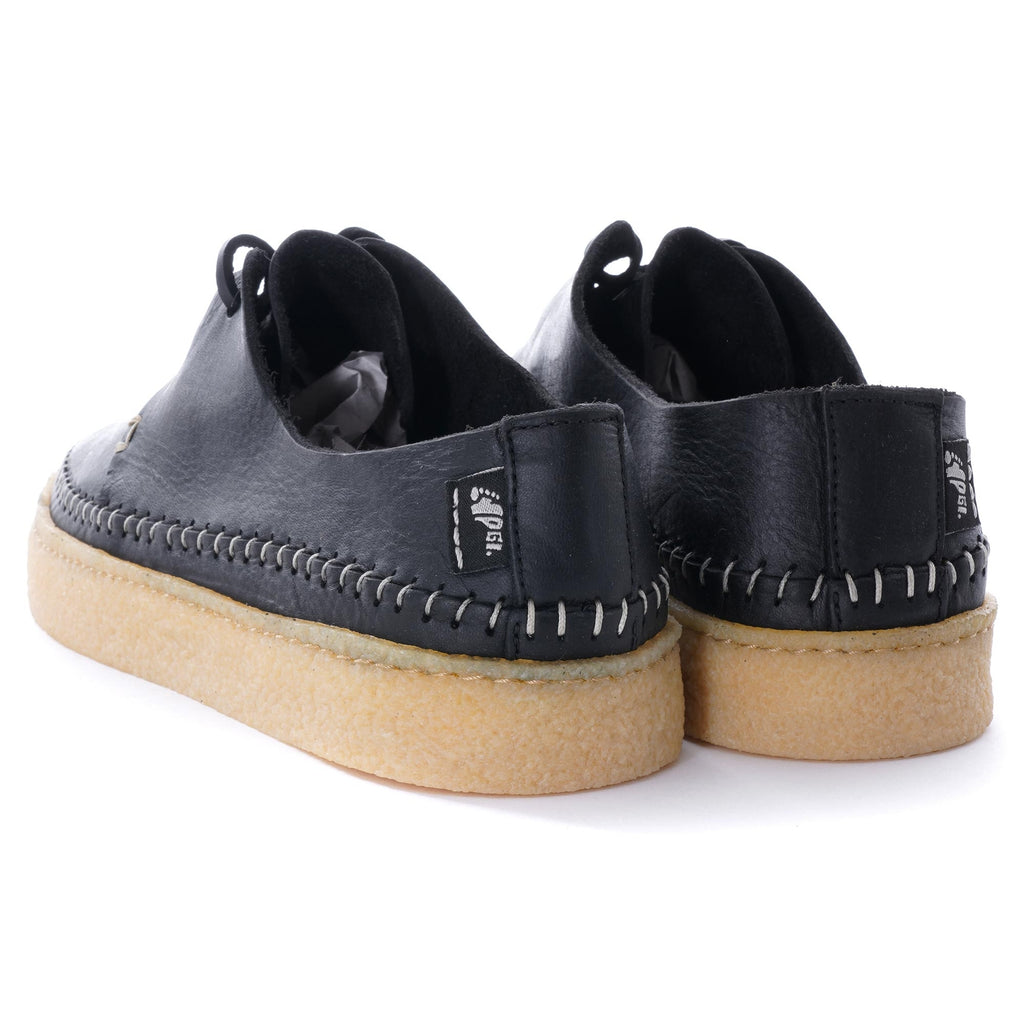 Hitch Tumbled Leather Shoe - Black