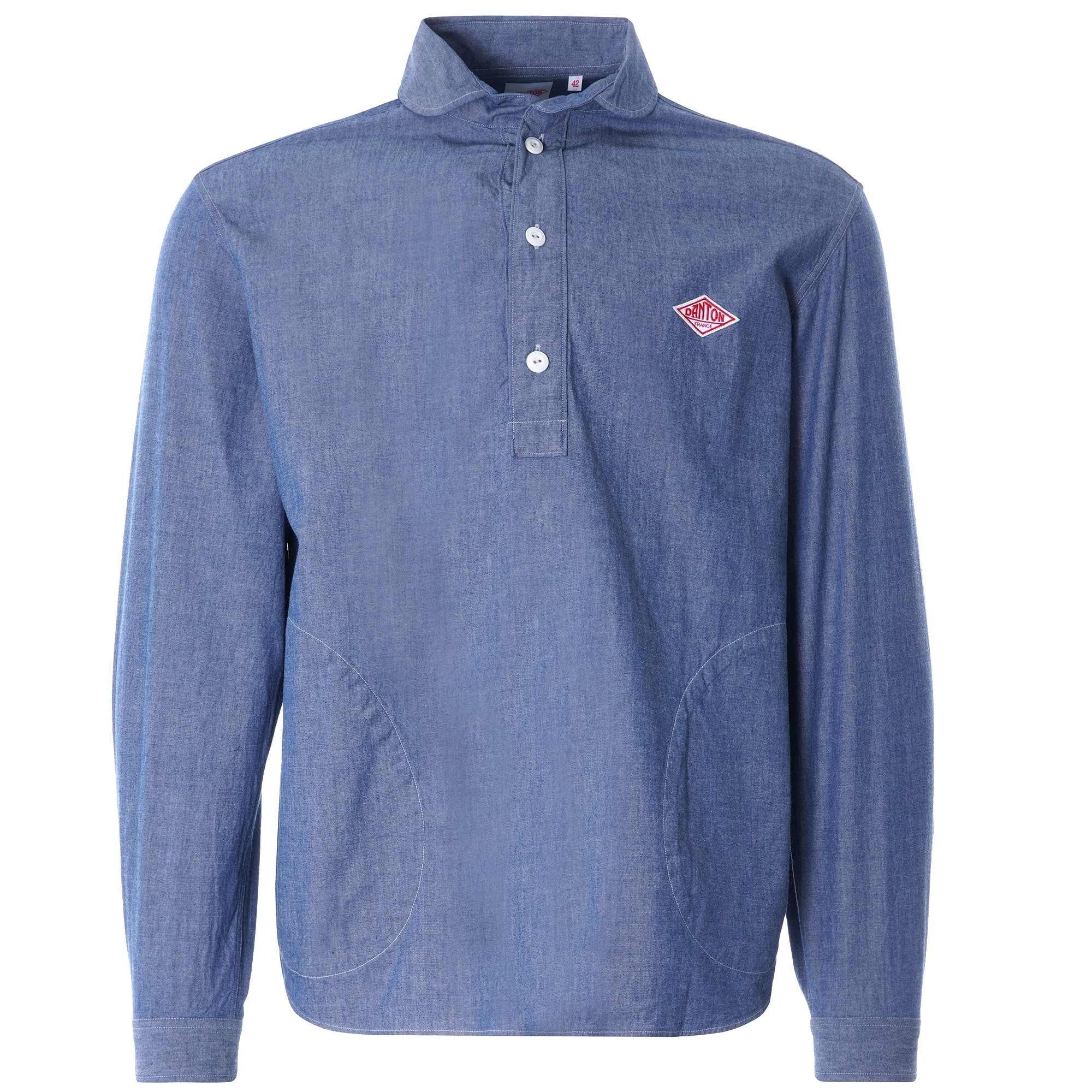 Chambray Pullover Shirt - Indigo