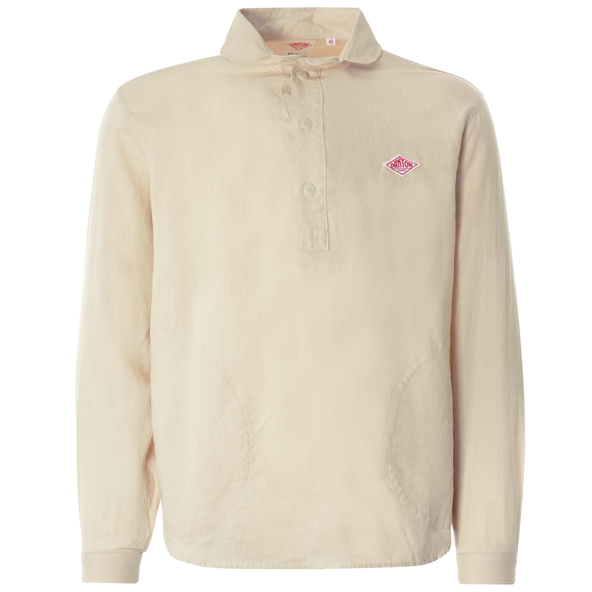 Linen Pullover Shirt - Beige
