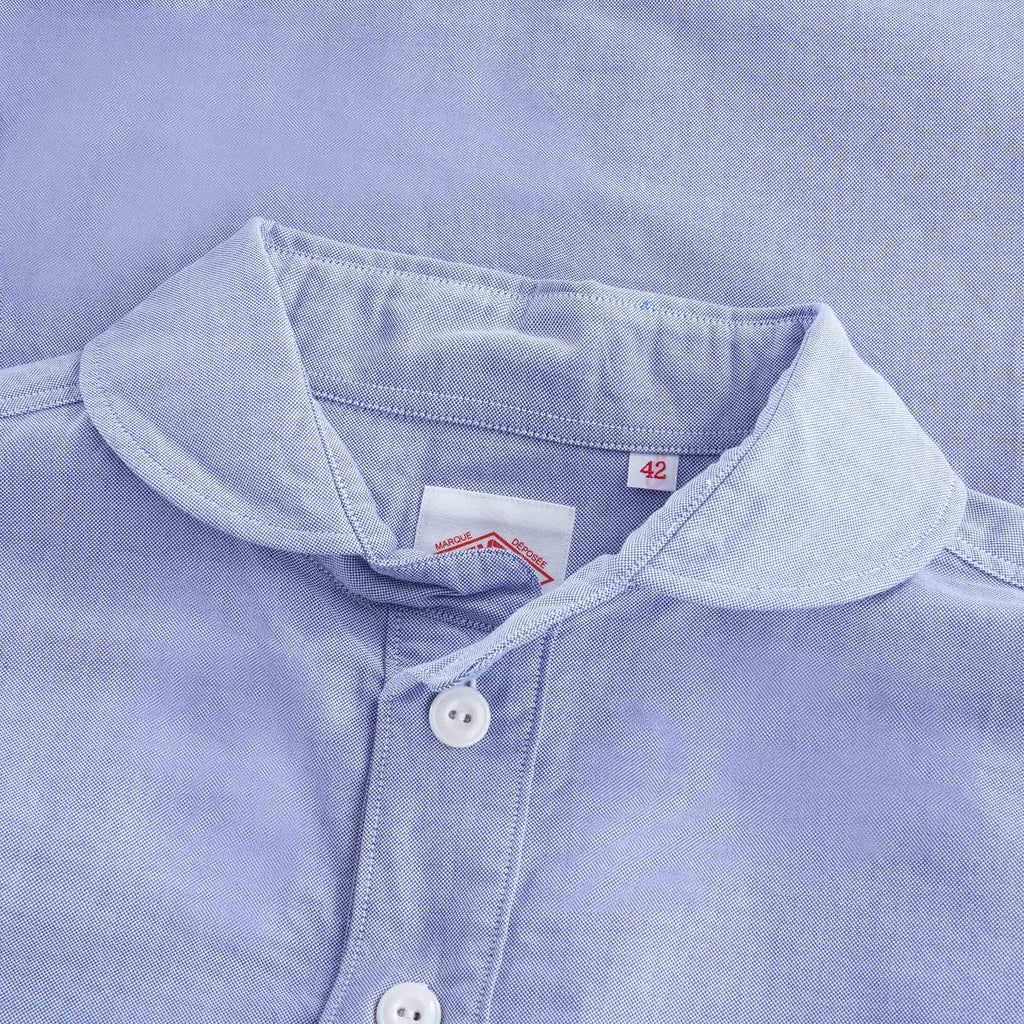 Oxford Cloth Pullover Shirt - Blue