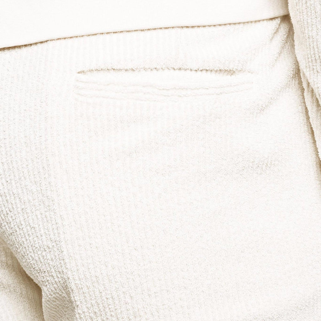 Beacher Towelling Classic Fit Day Shorts - White