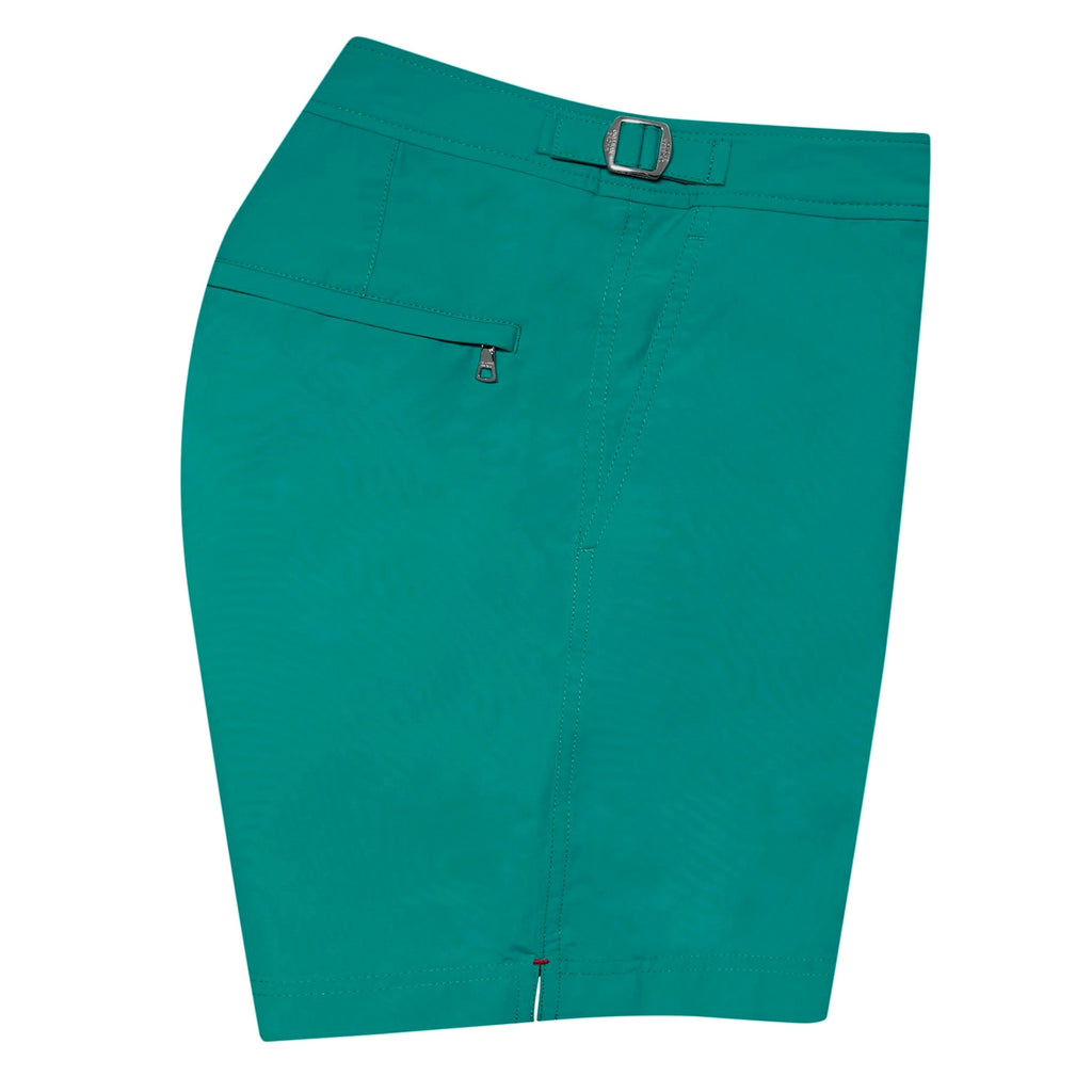 Bulldog Mid Length Swim Shorts - Emerald