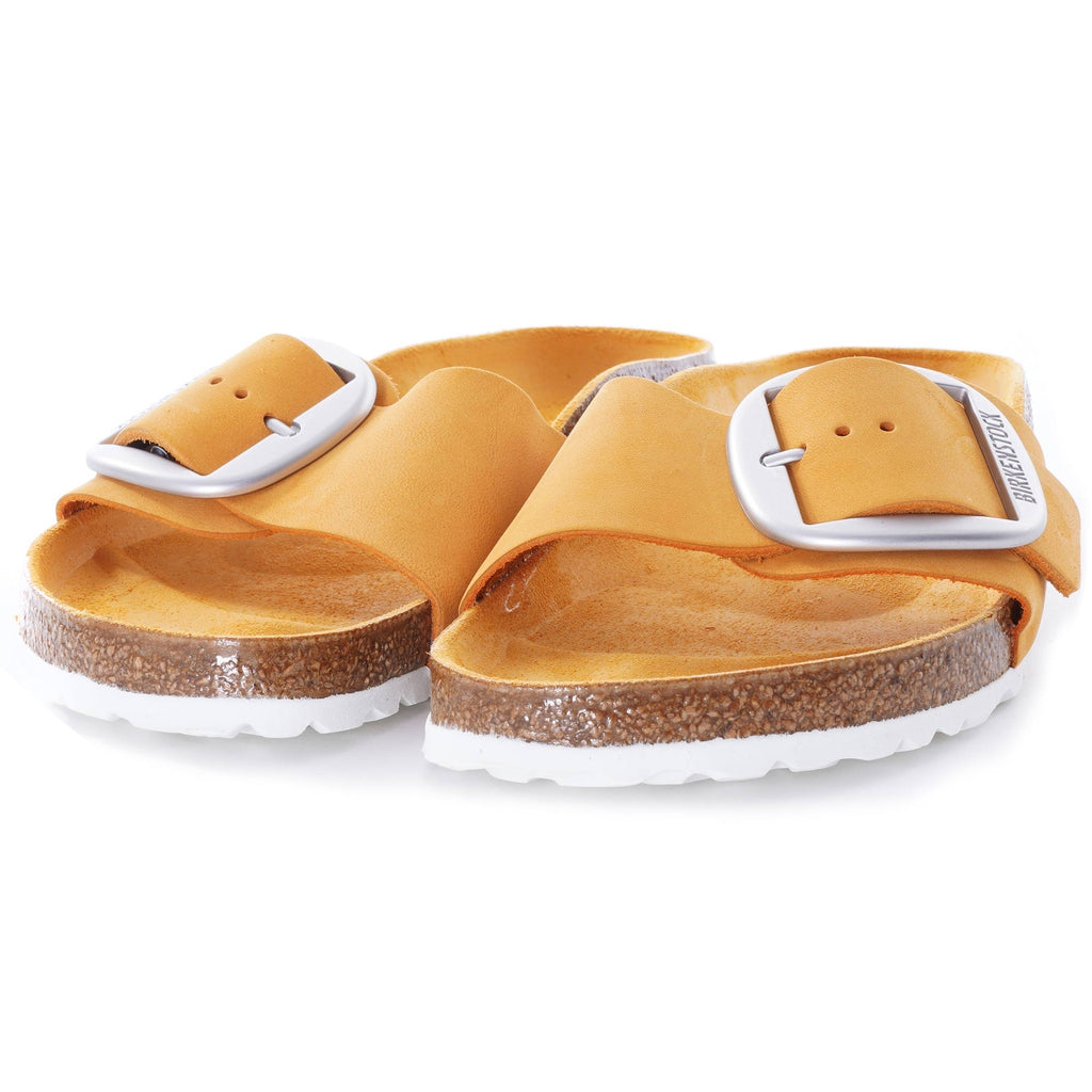 Madrid Big Buckle Nubuck Leather - Apricot