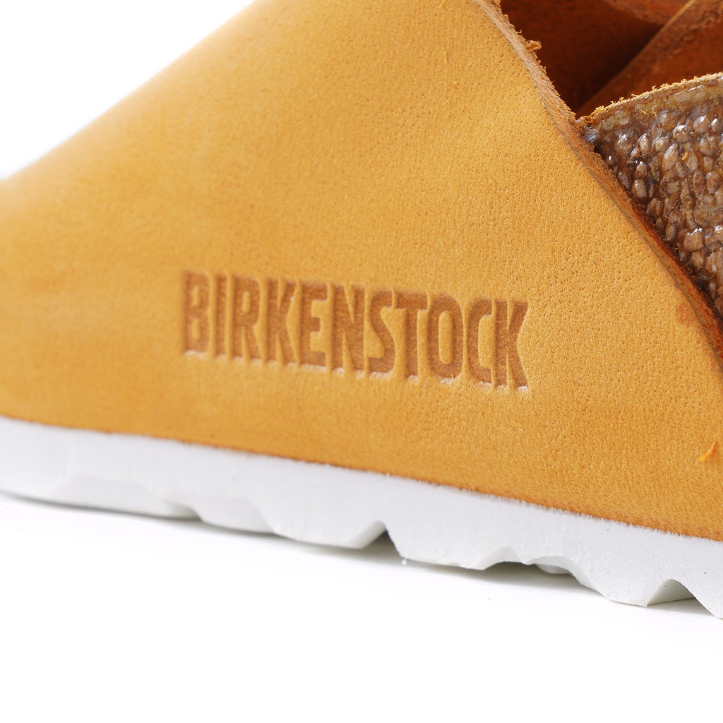 Madrid Big Buckle Nubuck Leather - Apricot