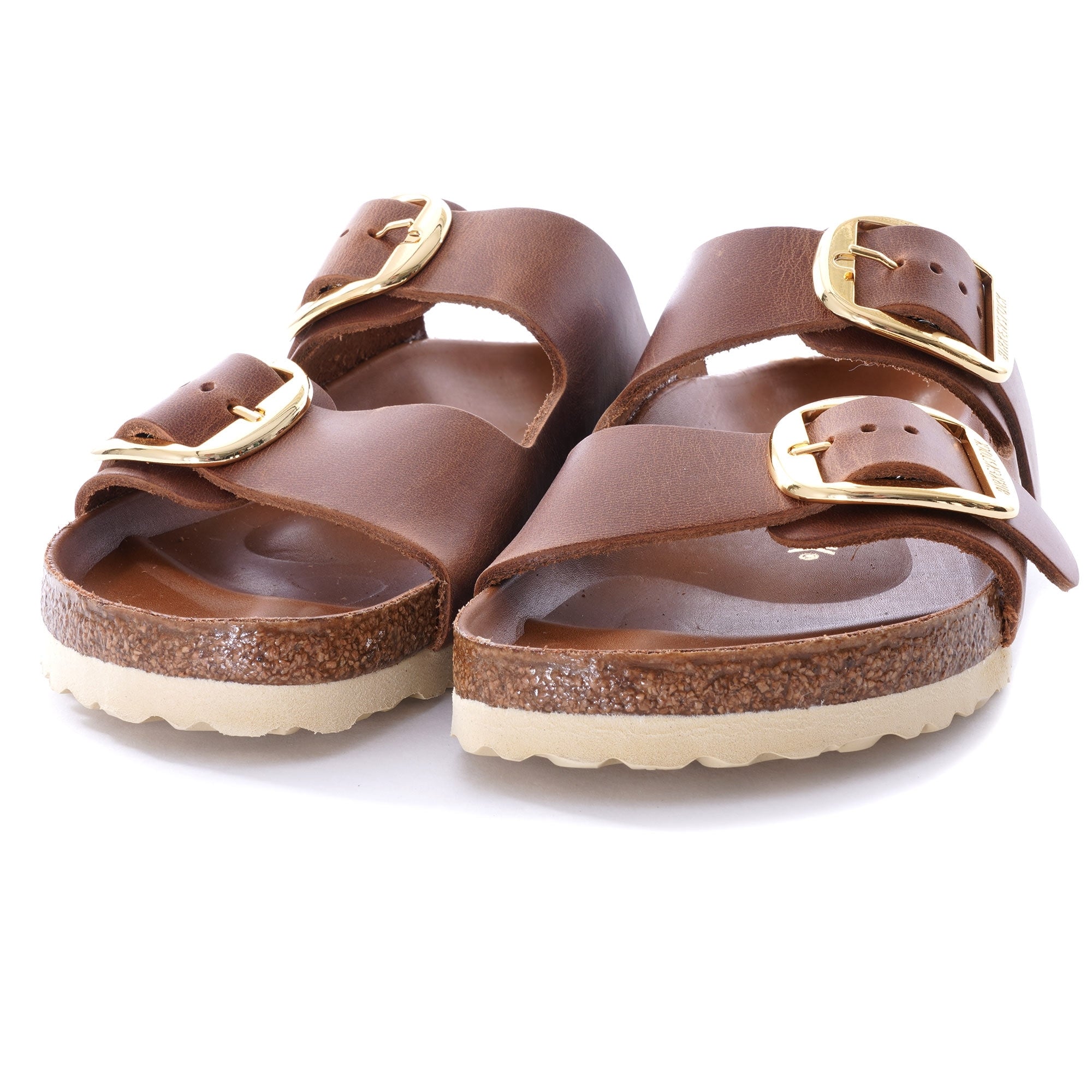 Arizona Big Buckle Oiled Leather - Cognac