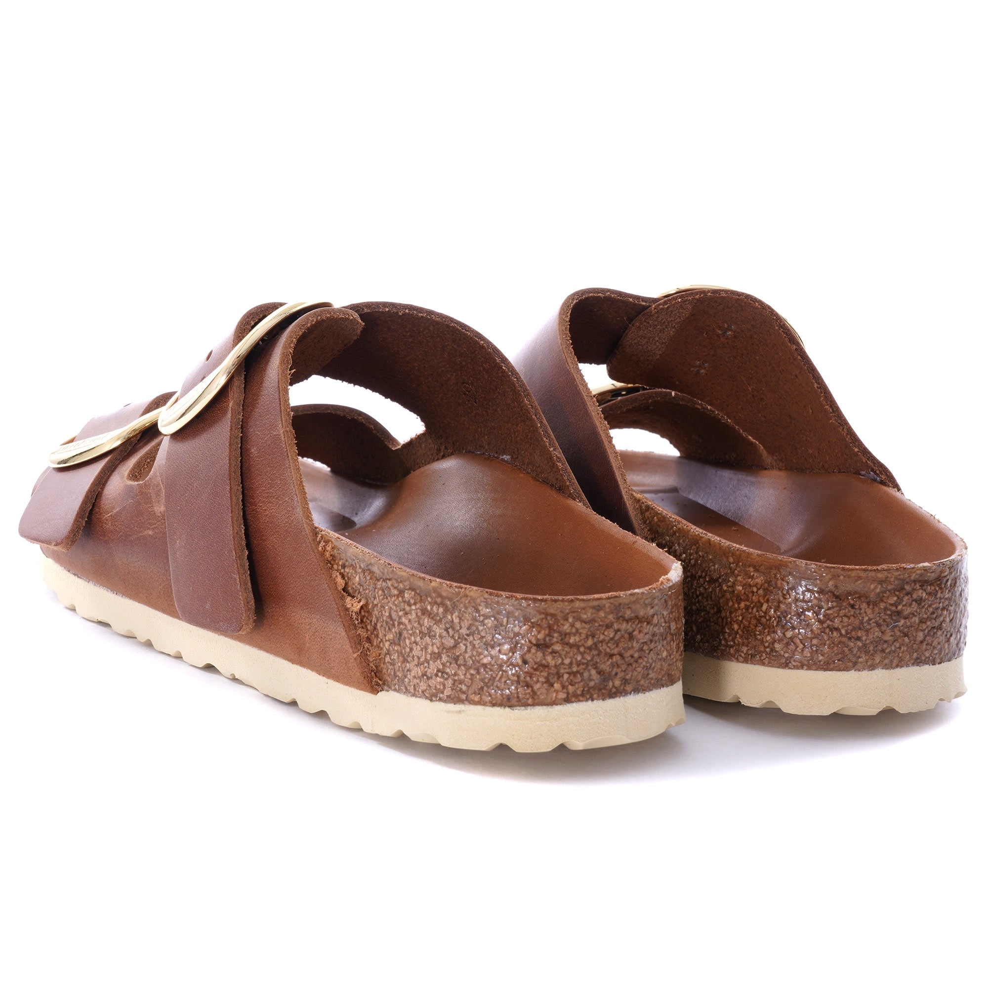 Arizona Big Buckle Oiled Leather - Cognac