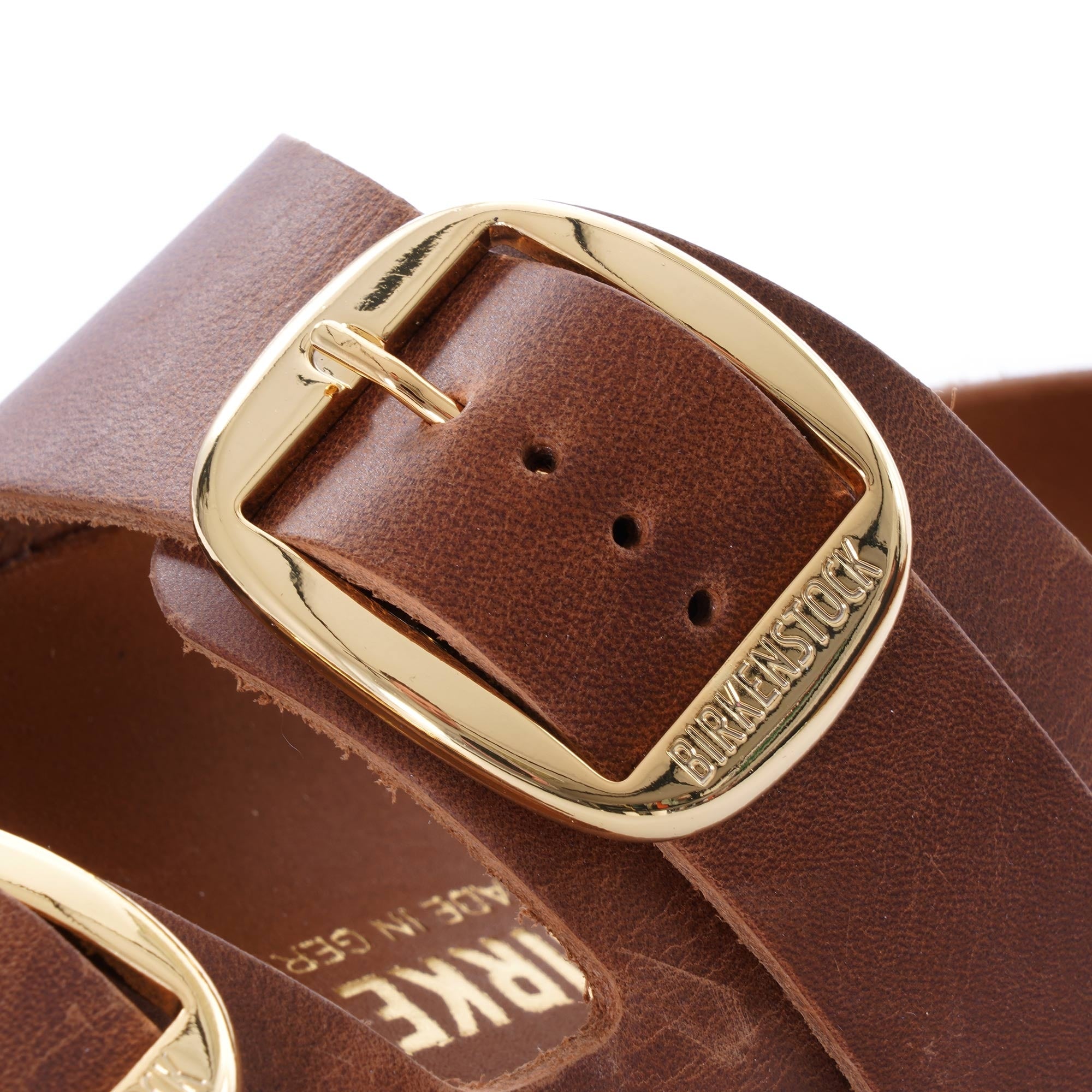 Arizona Big Buckle Oiled Leather - Cognac