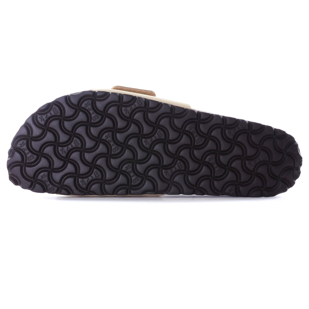 Madrid Big Buckle Nubuck Leather - Almond