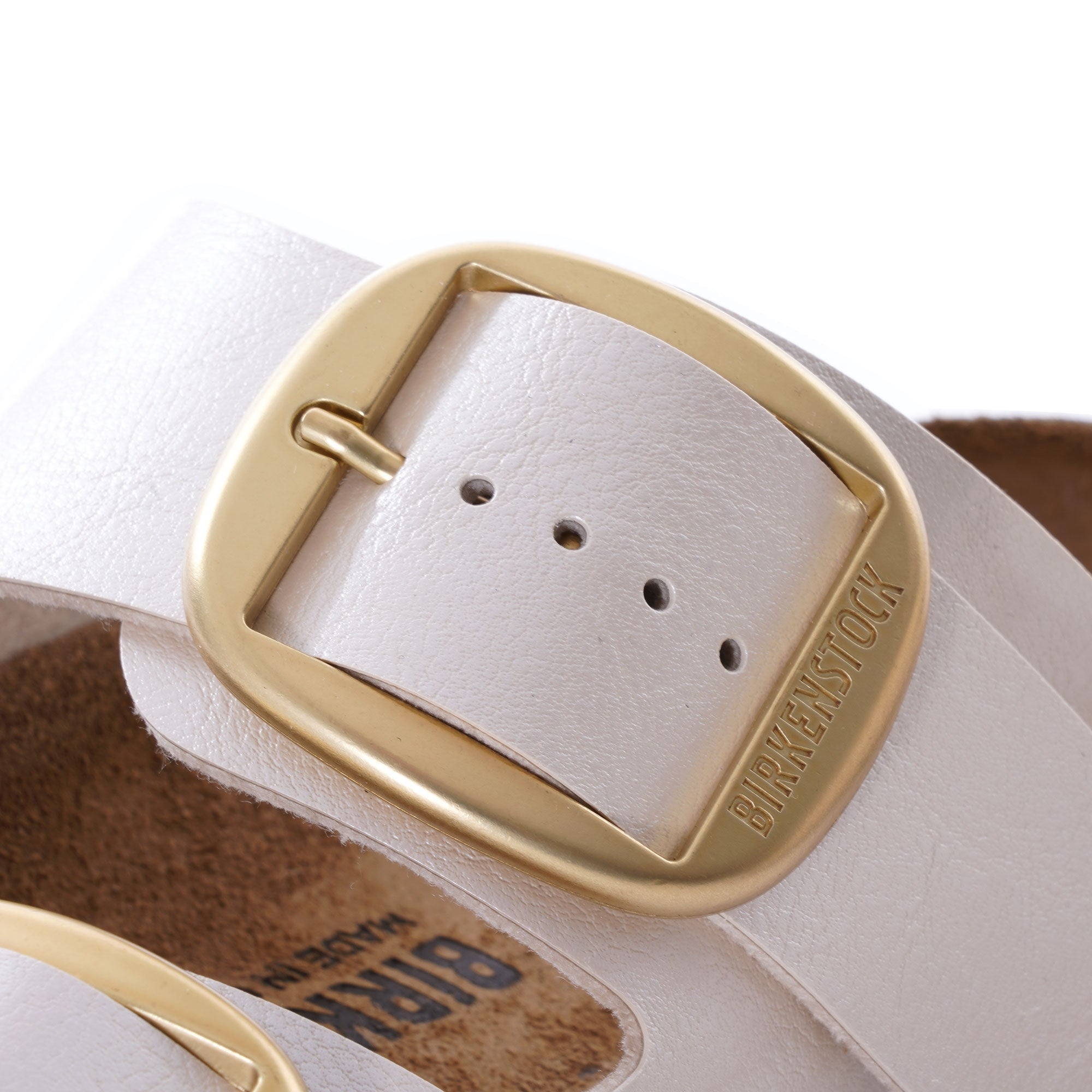 Arizona Big Buckle - Pearl White