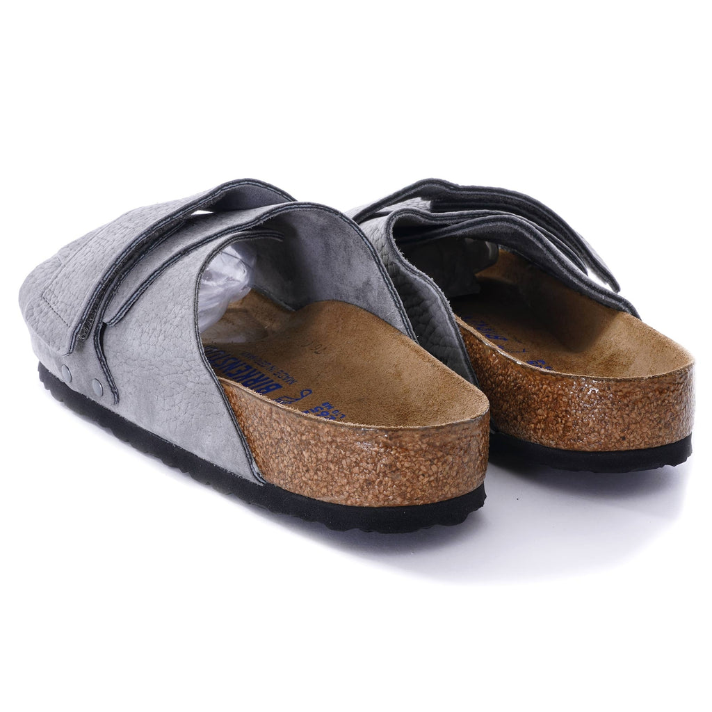 Kyoto Soft Footbed Nubuck Suede Leather - Whale Grey