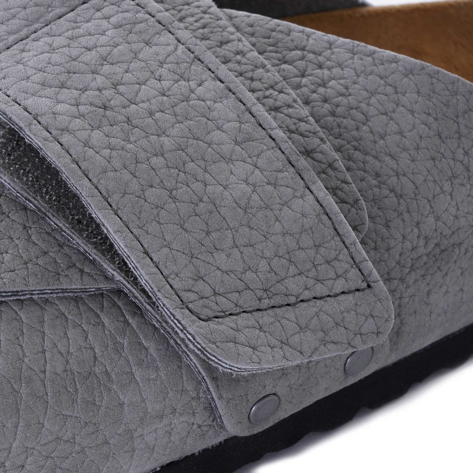 Kyoto Soft Footbed Nubuck Suede Leather - Whale Grey