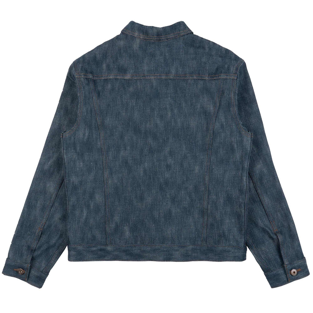 x Rick & Morty Pickle Rick "Solenya" Selvedge Denim Jacket -  Indigo