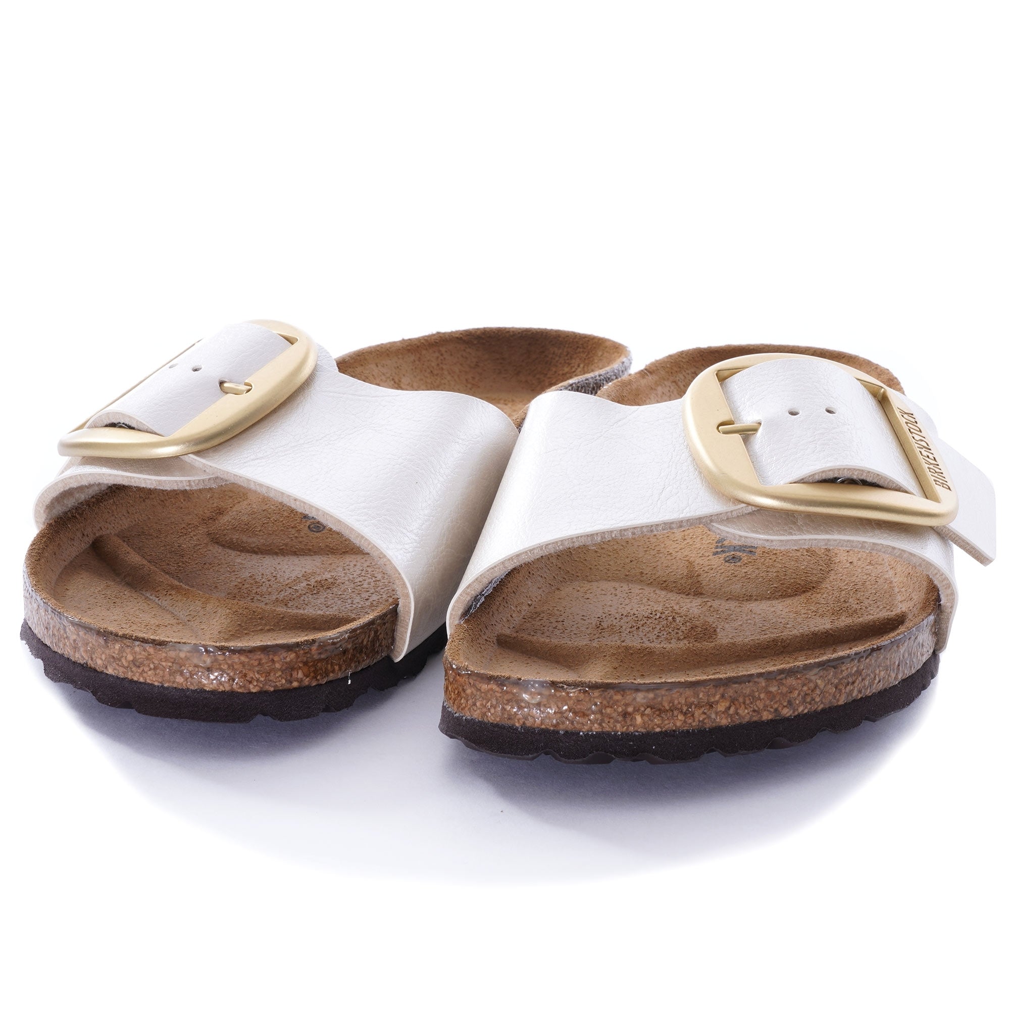Madrid Big Buckle - Pearl White