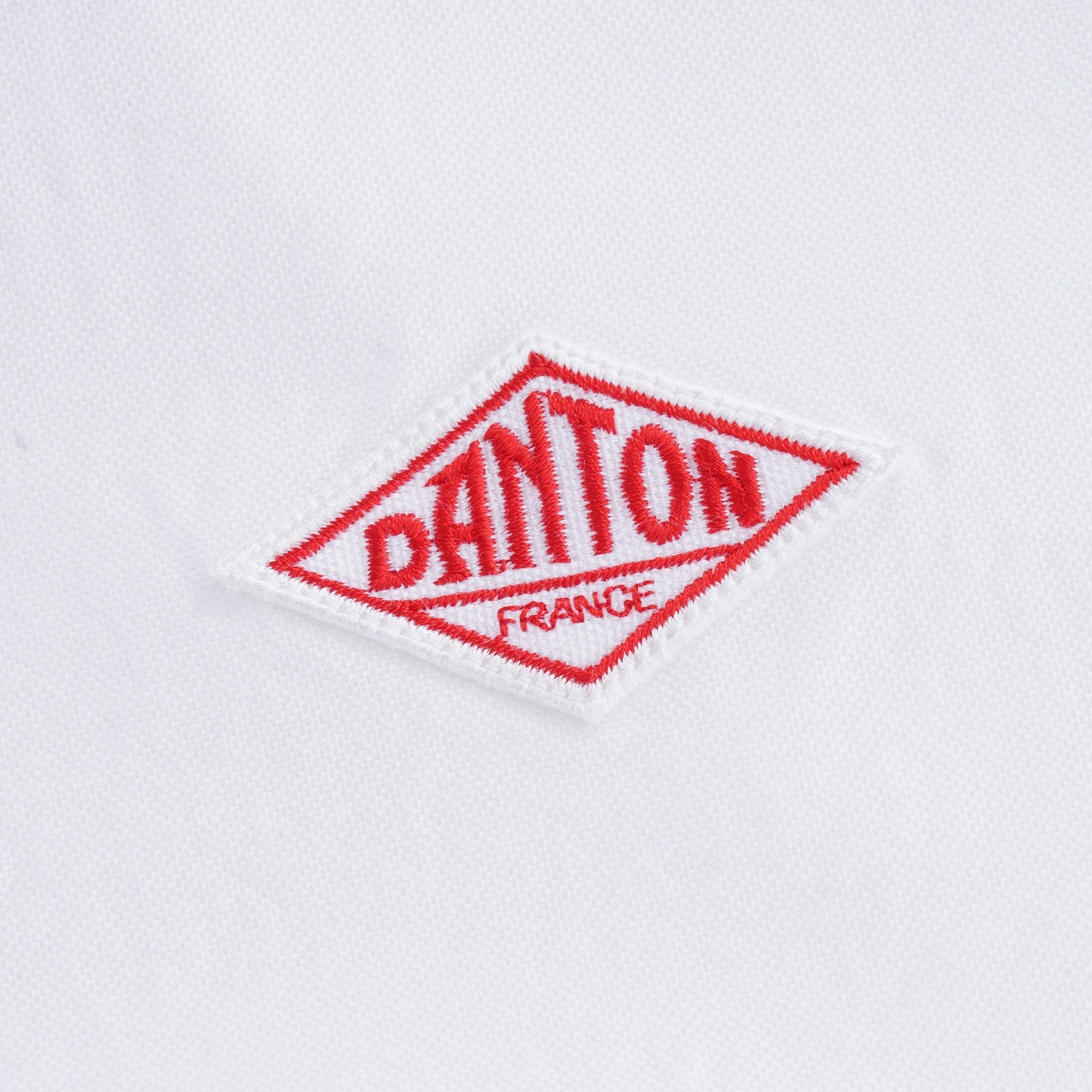 Oxford Cloth Pullover Short Sleeve Shirt - White