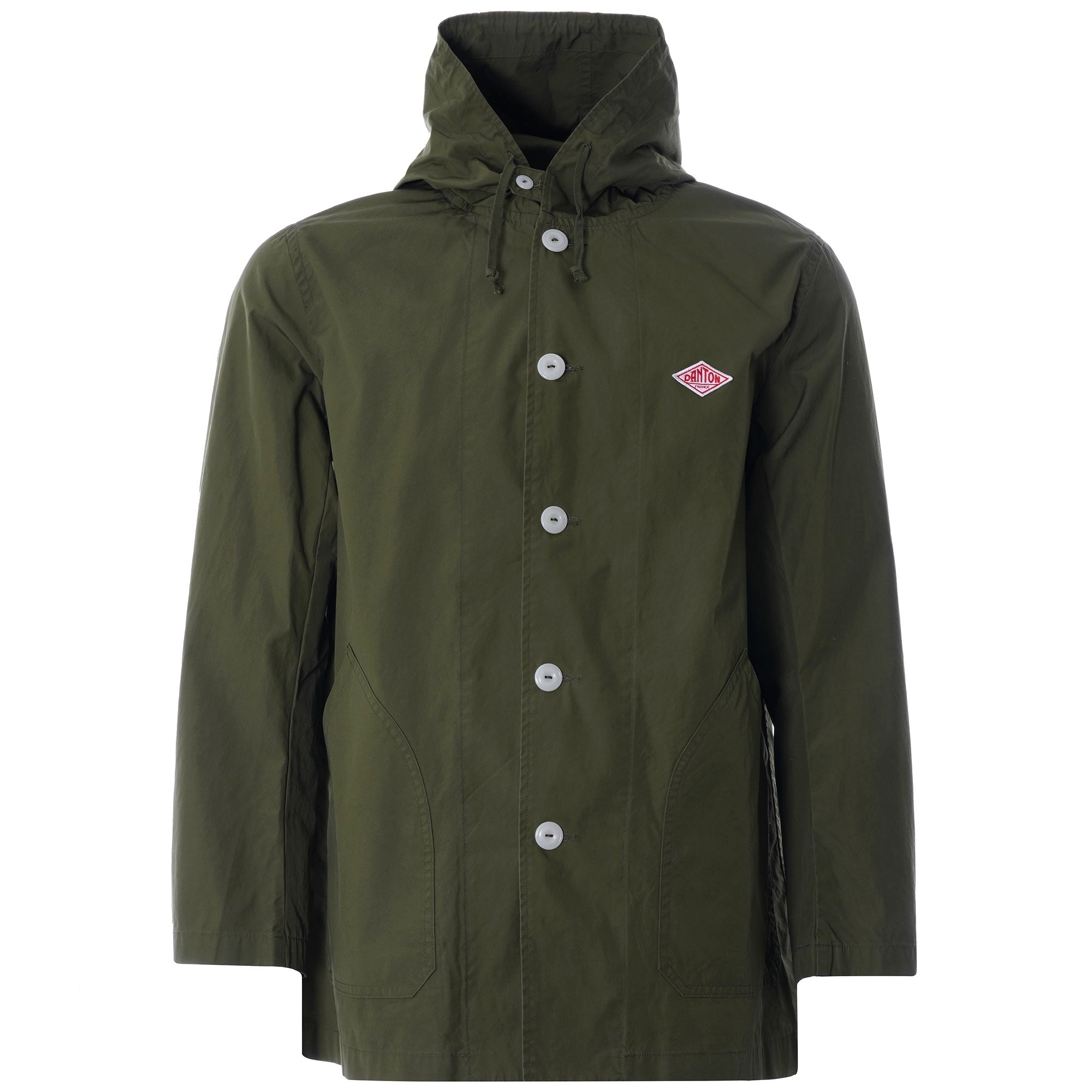 Down Proof Hooded Jacket - Olive