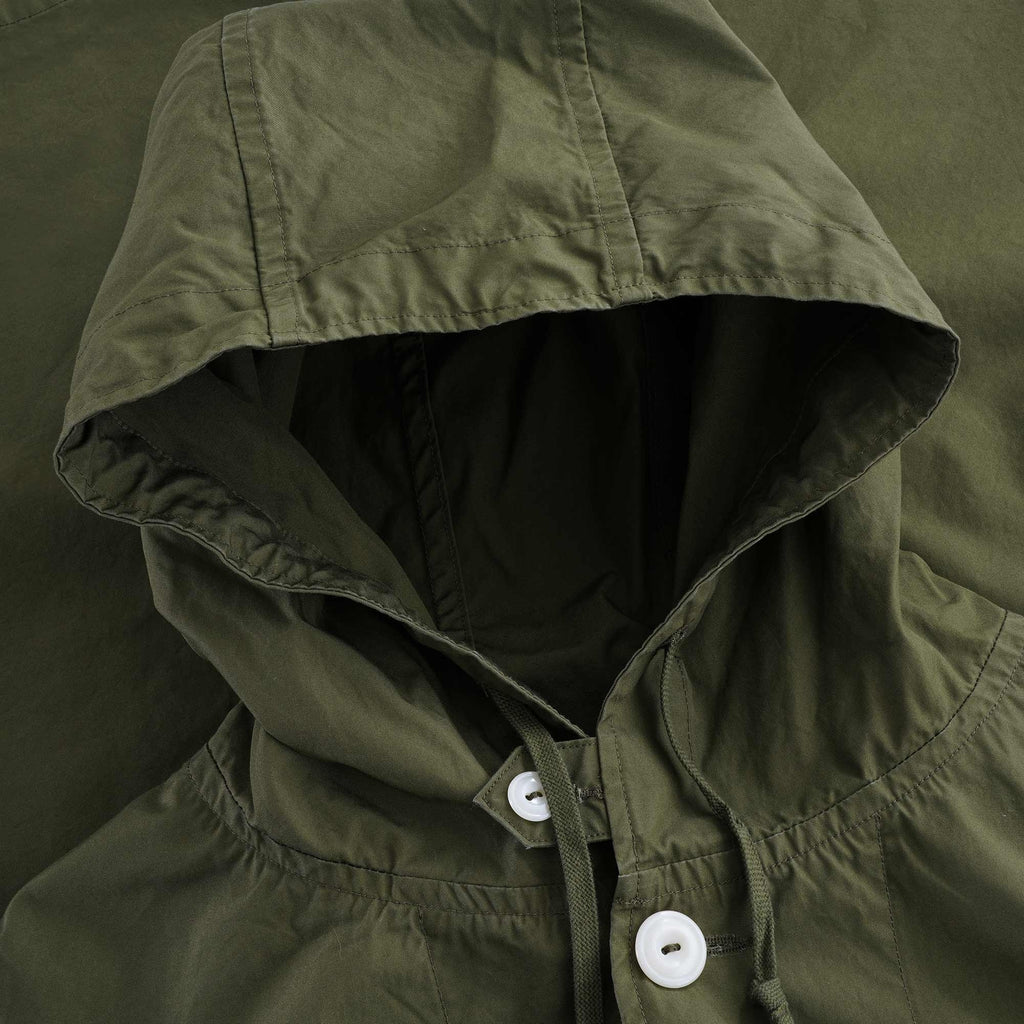 Down Proof Hooded Jacket - Olive