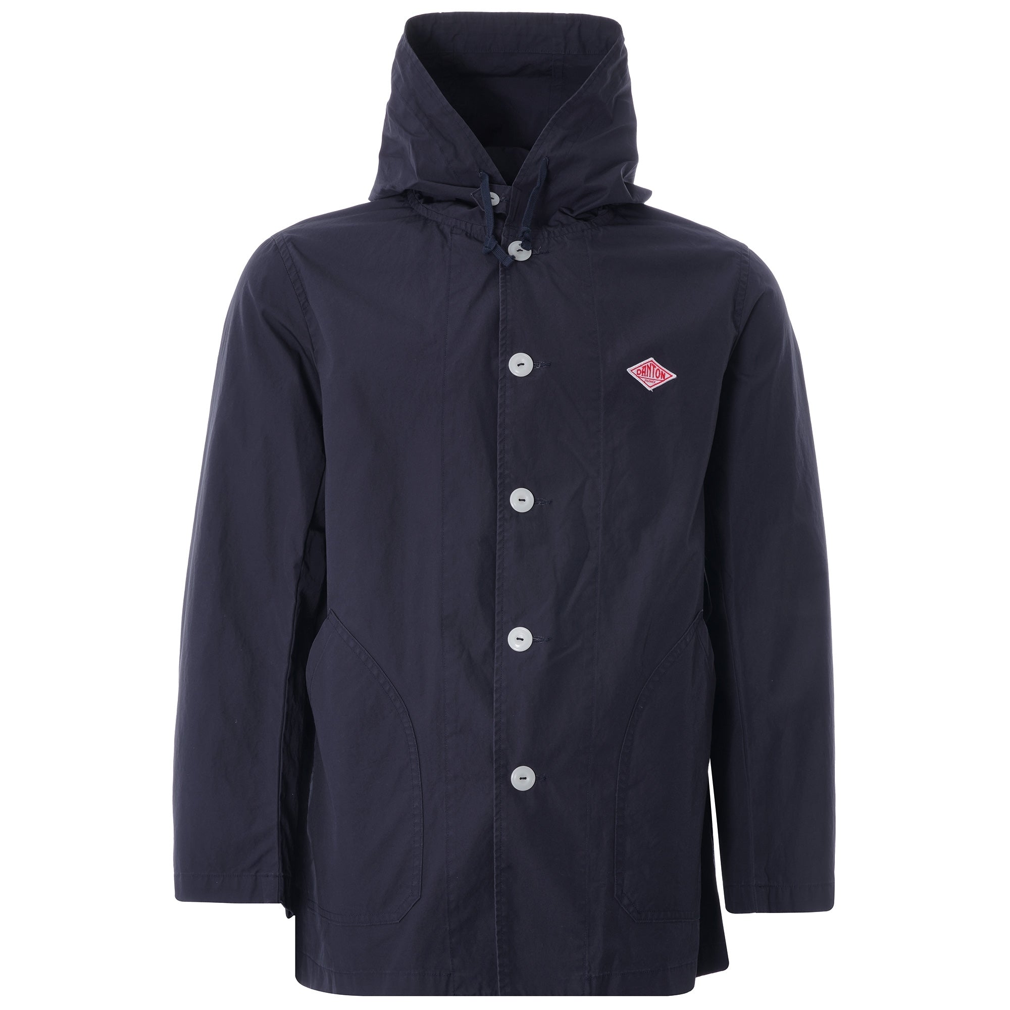 Down Proof Hooded Jacket - Navy