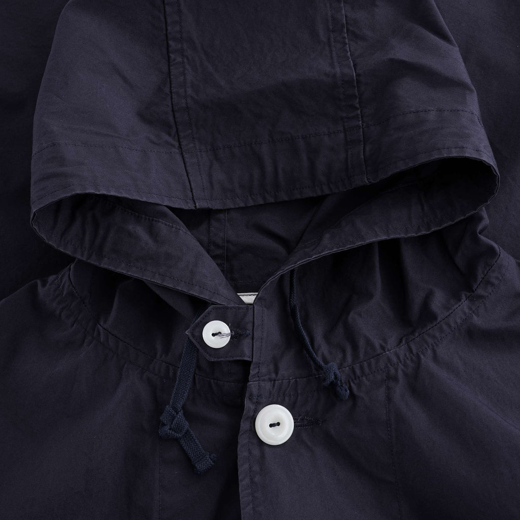 Down Proof Hooded Jacket - Navy