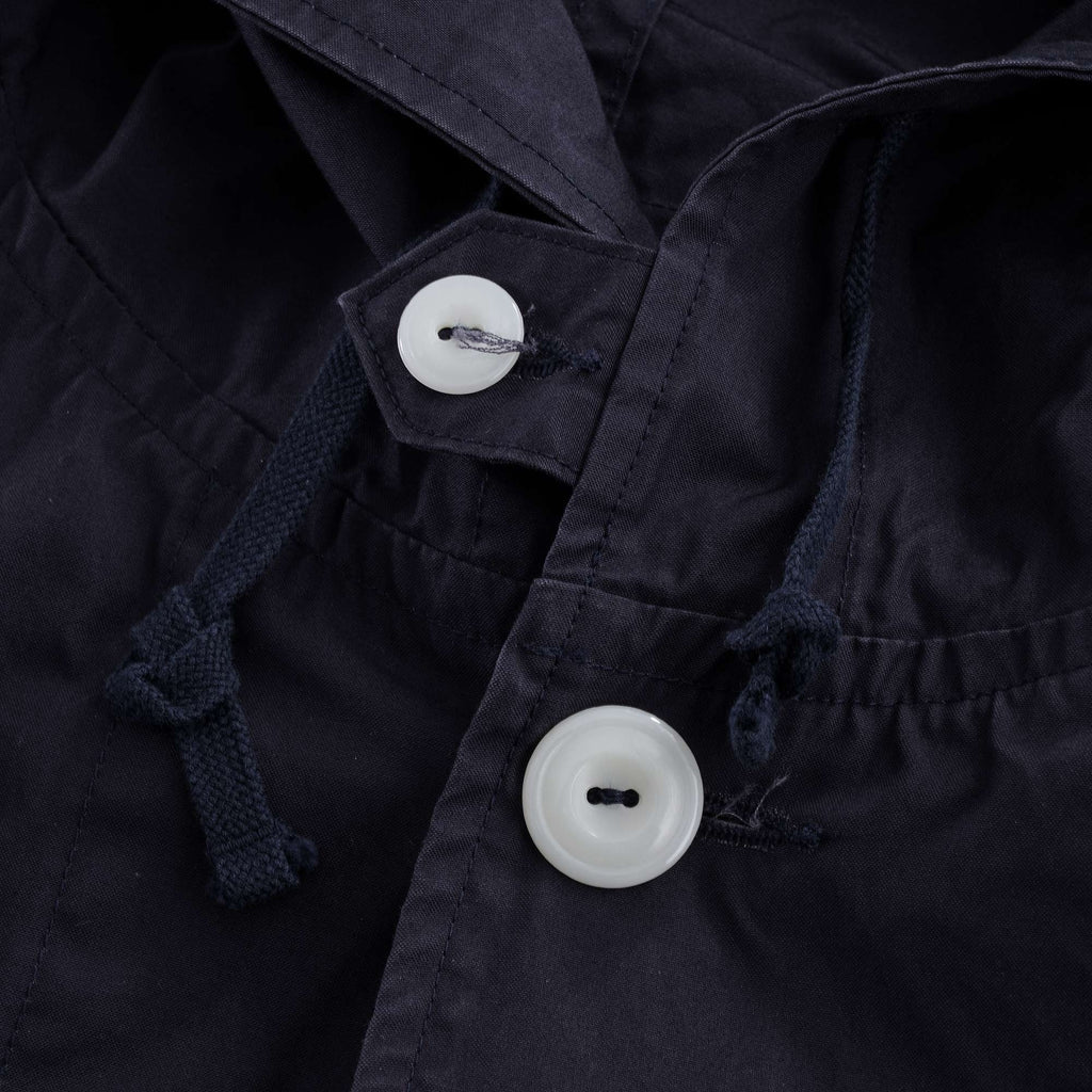 Down Proof Hooded Jacket - Navy
