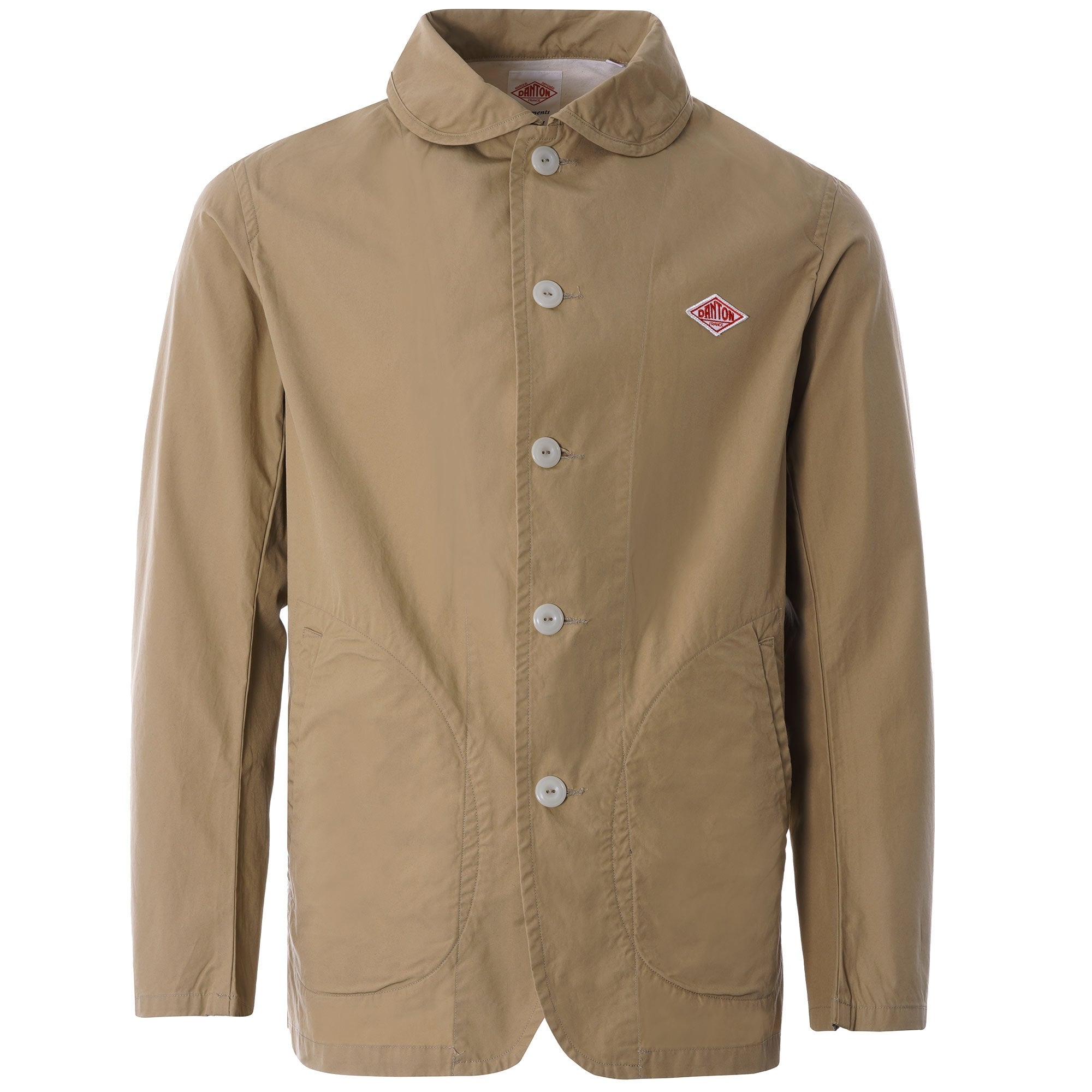 Danton Rounded Collar Jacket - Tan – Stuarts London
