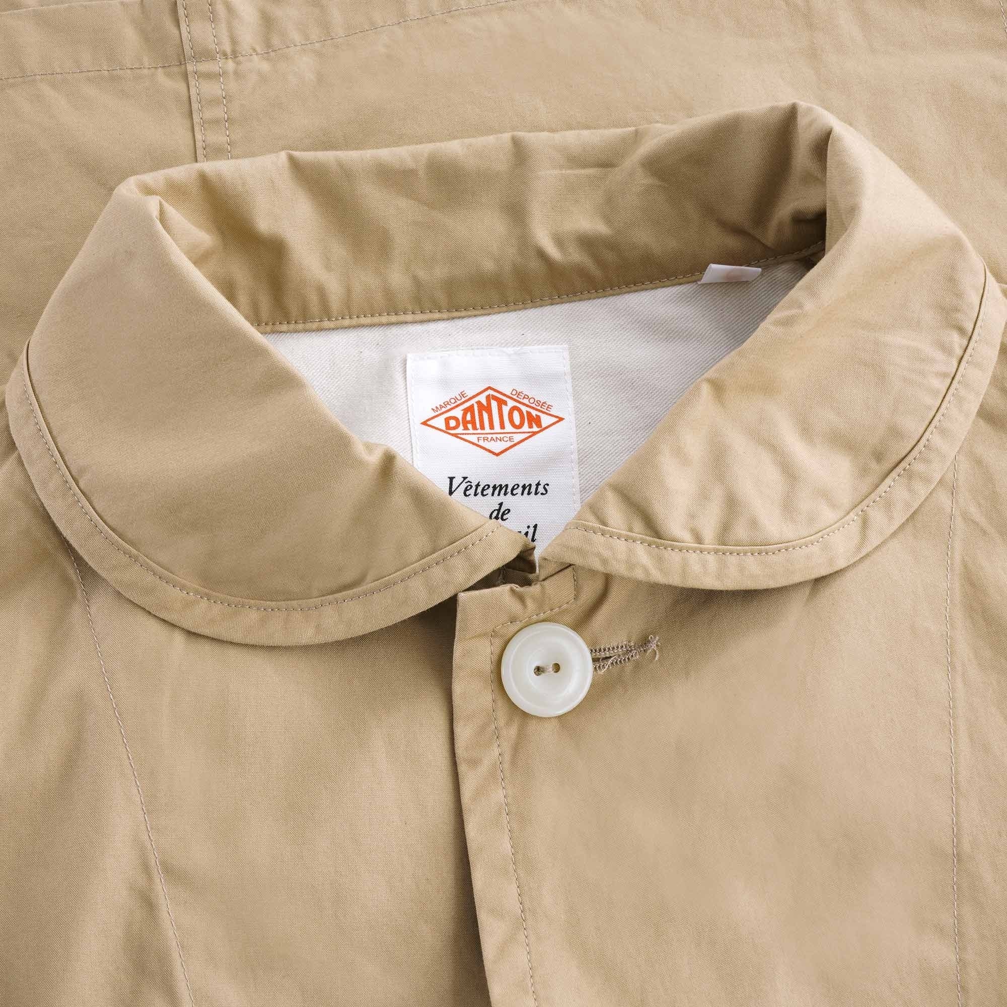 Danton Rounded Collar Jacket - Tan – Stuarts London