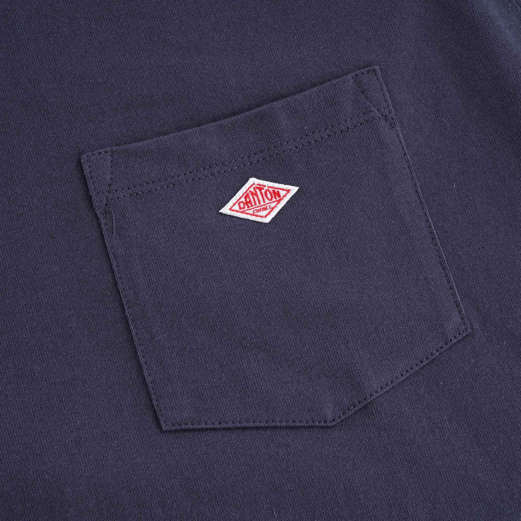 Pocket Tee - Grey Navy