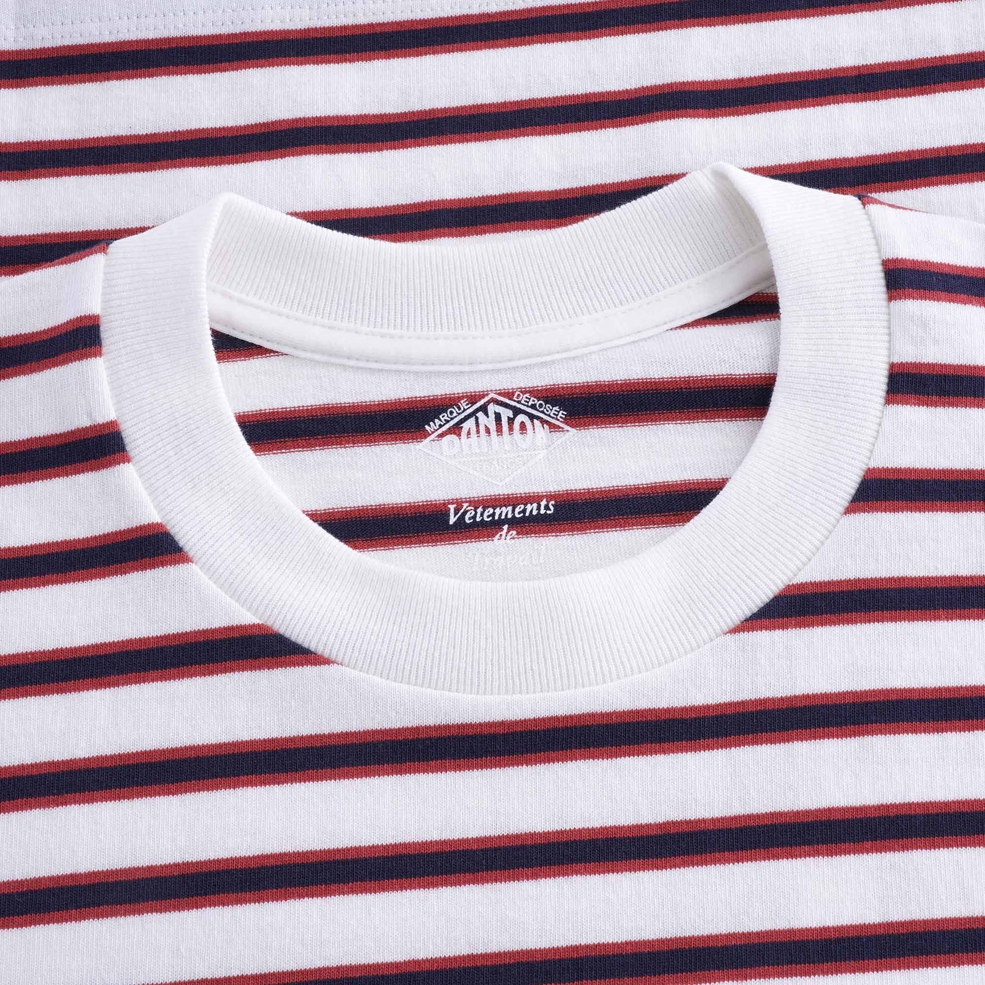 Pocket Tee - White/Red