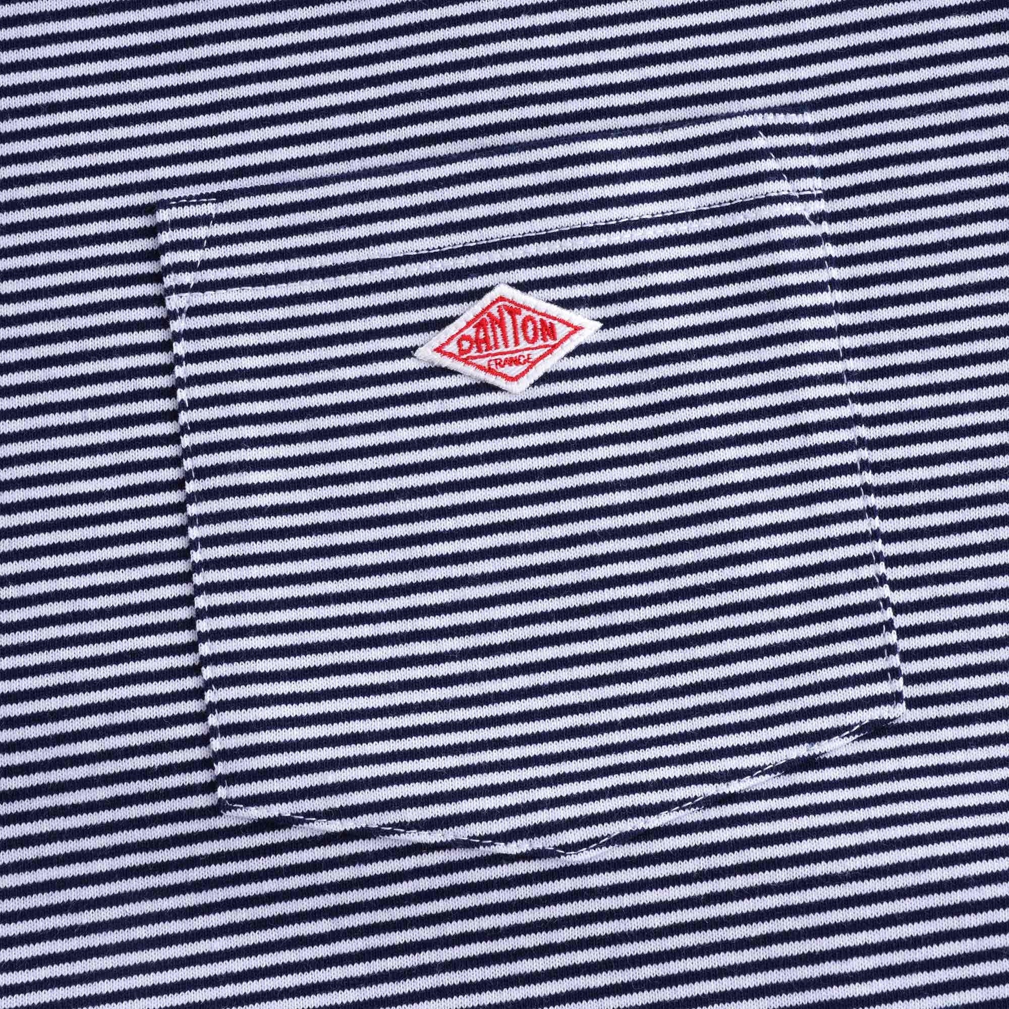 Pocket Tee - White/Navy