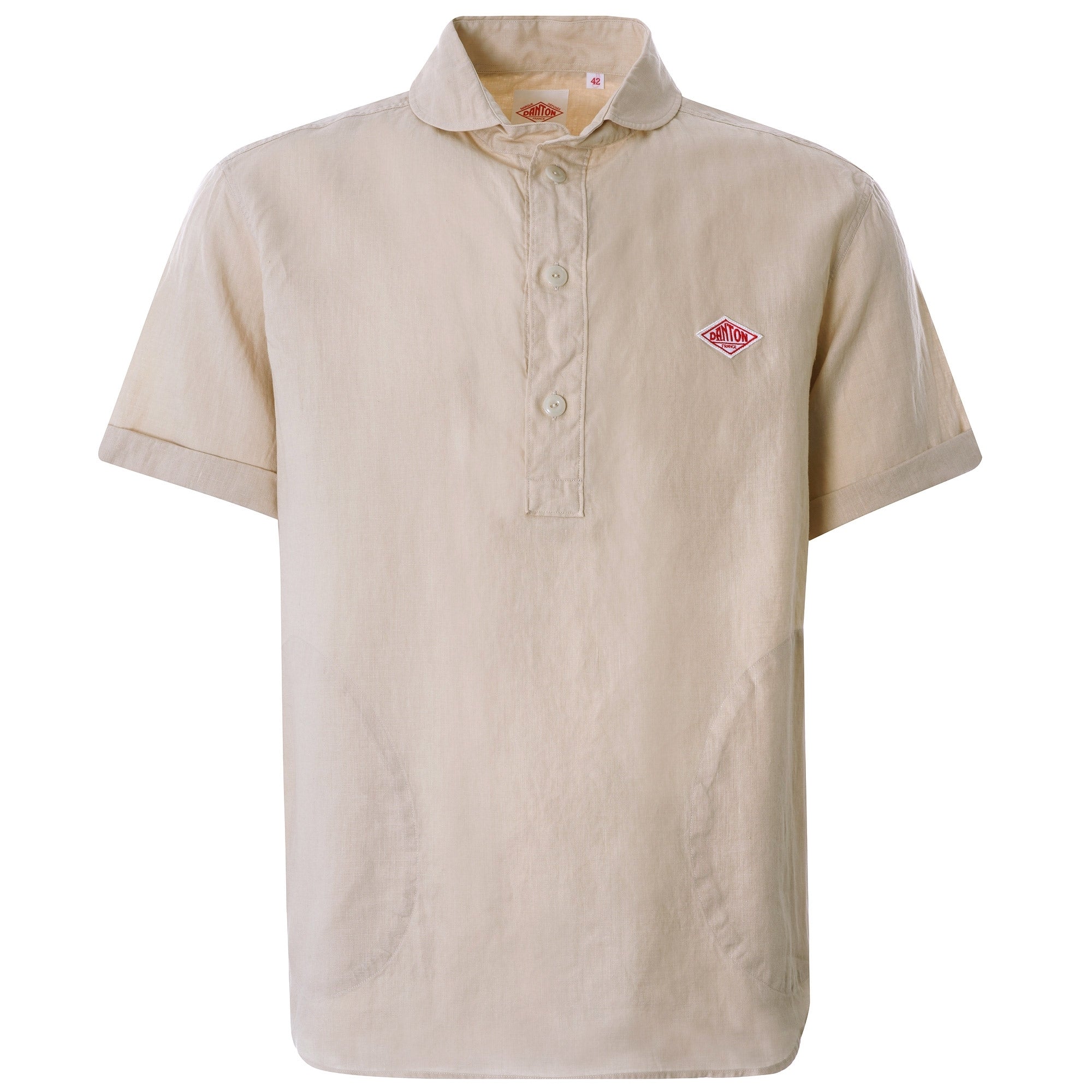 Linen Pullover Shirt - Beige
