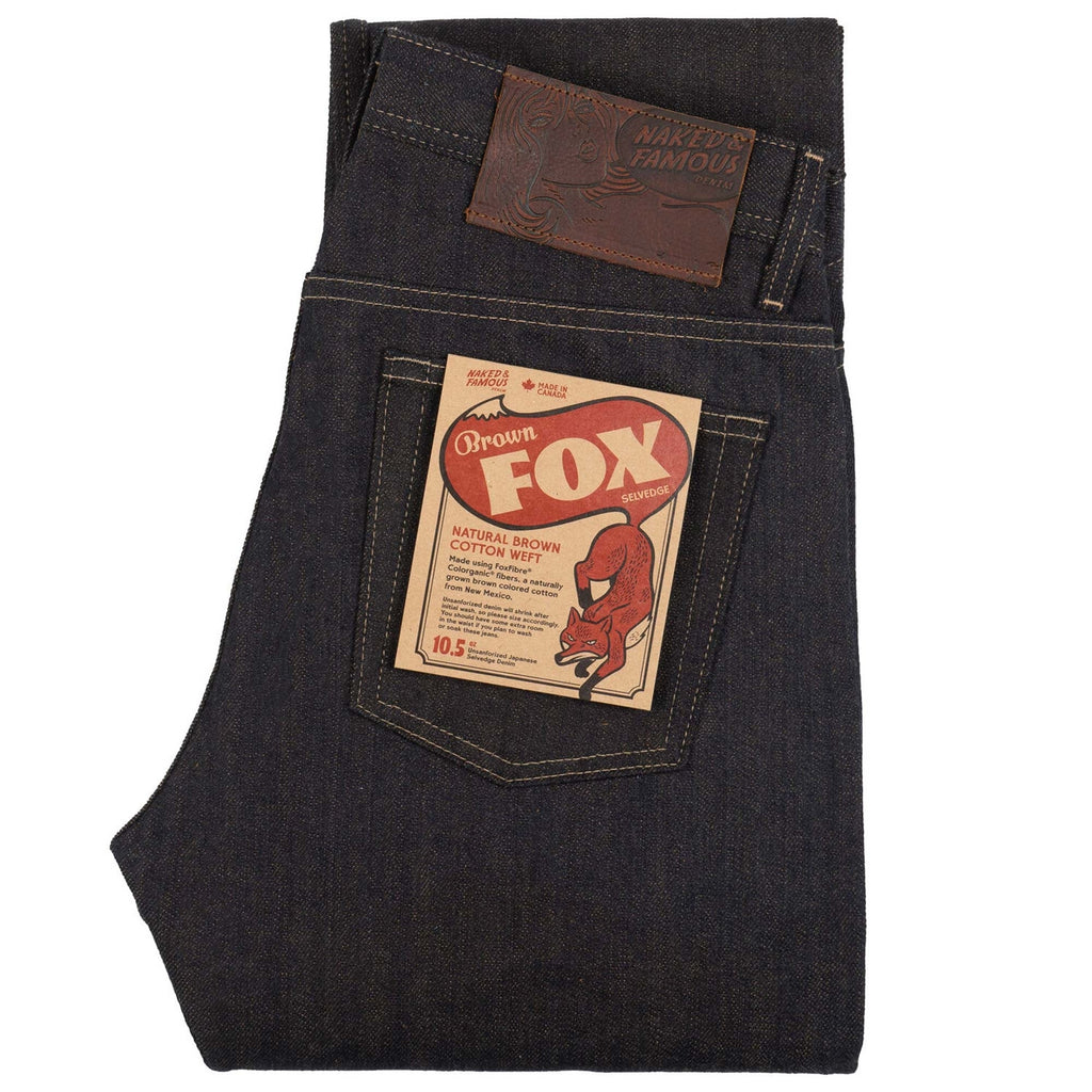 Weird Guy Brown Fox Selvedge - Indigo