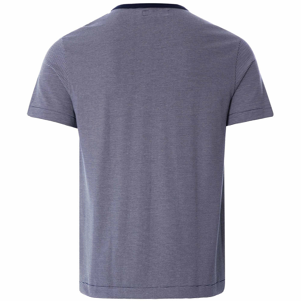 215 Crew Neck T-Shirt - Blue/Natural