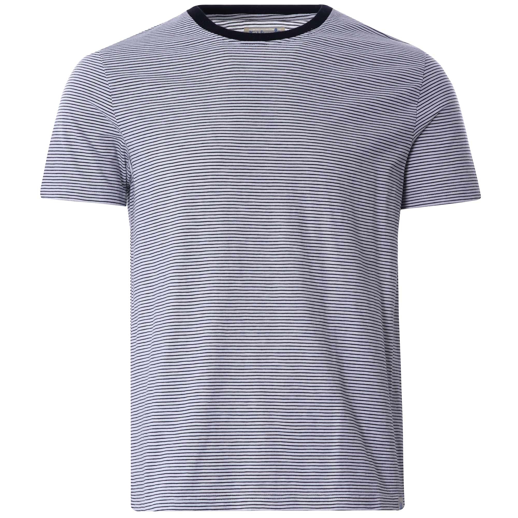 CT03 Crew Neck T-Shirt - White/Charcoal