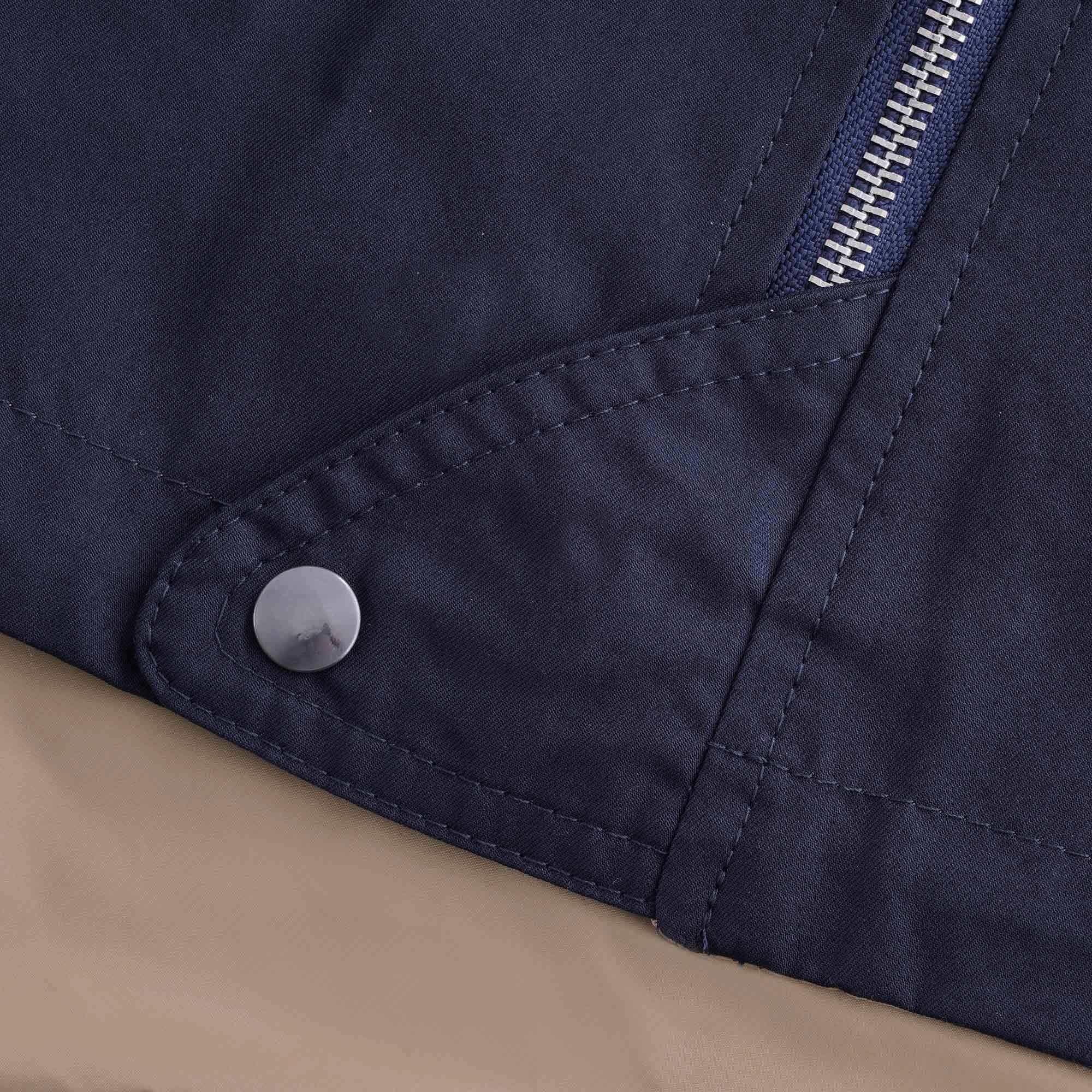 Big L2 Reversible Parka - Navy/Khaki
