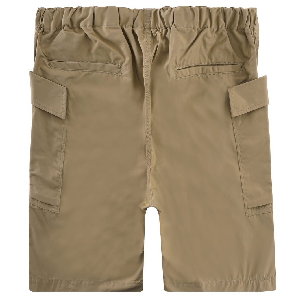 Side Pocket Shorts - Beige