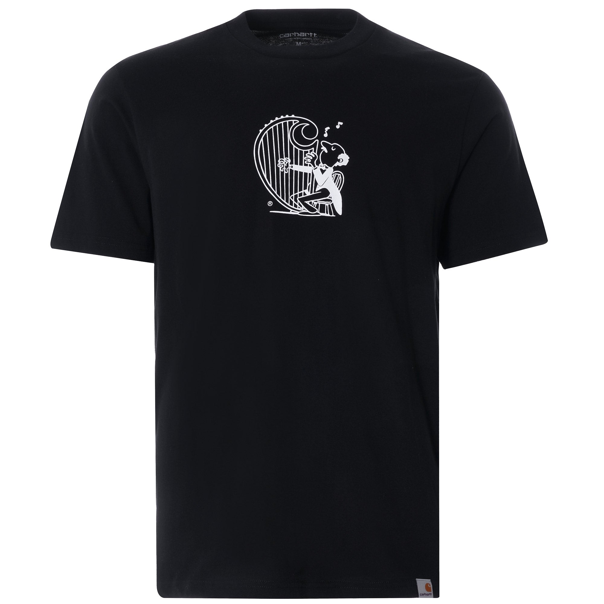 Harp T-Shirt - Black/White