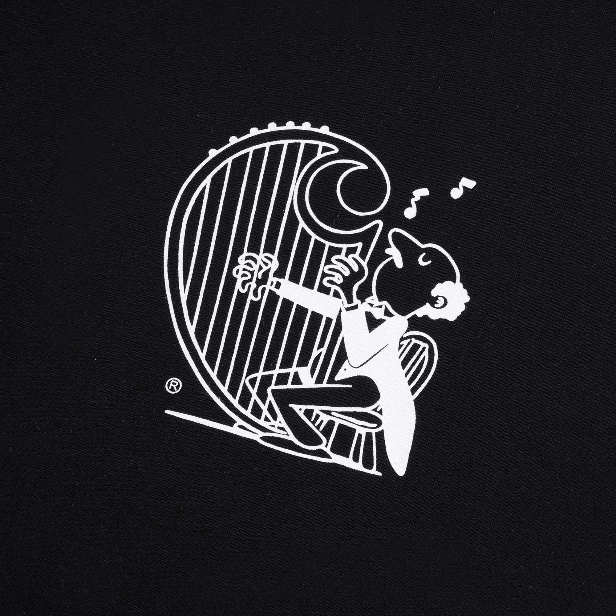 Harp T-Shirt - Black/White